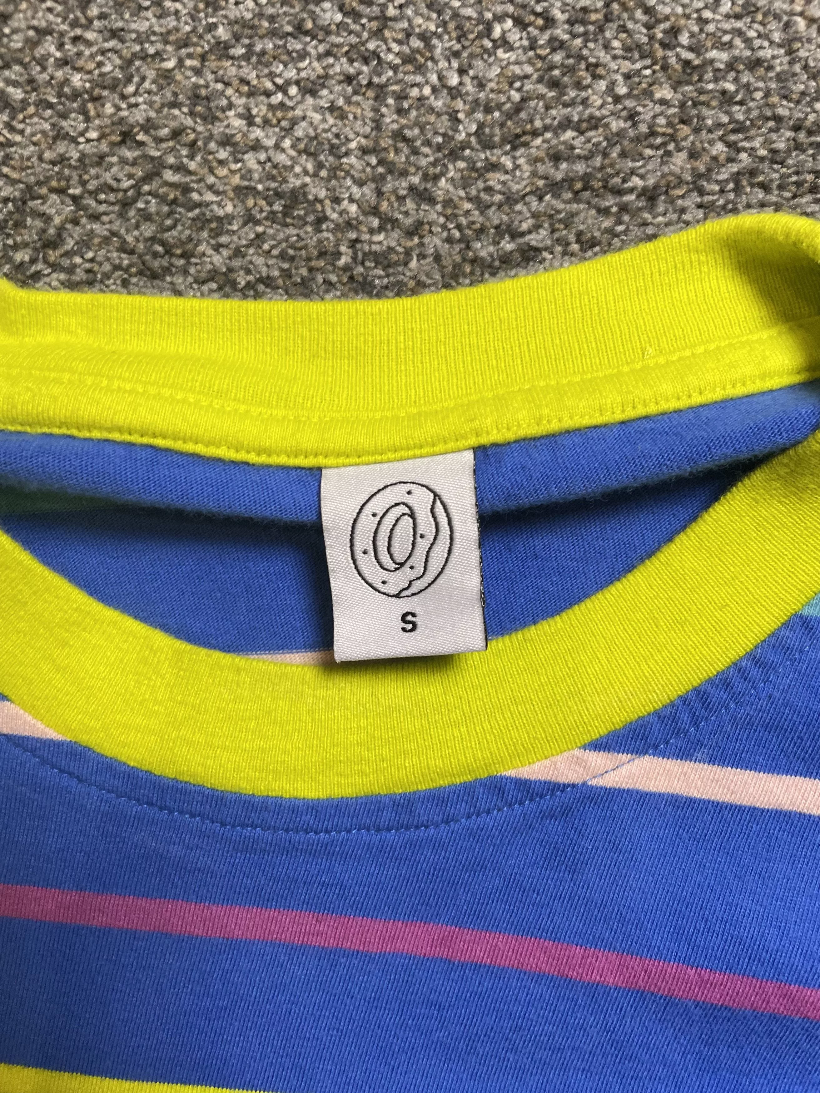 Odd Future Short Sleeve T Shirts Odd Future Blue Green Striped Tee Multi