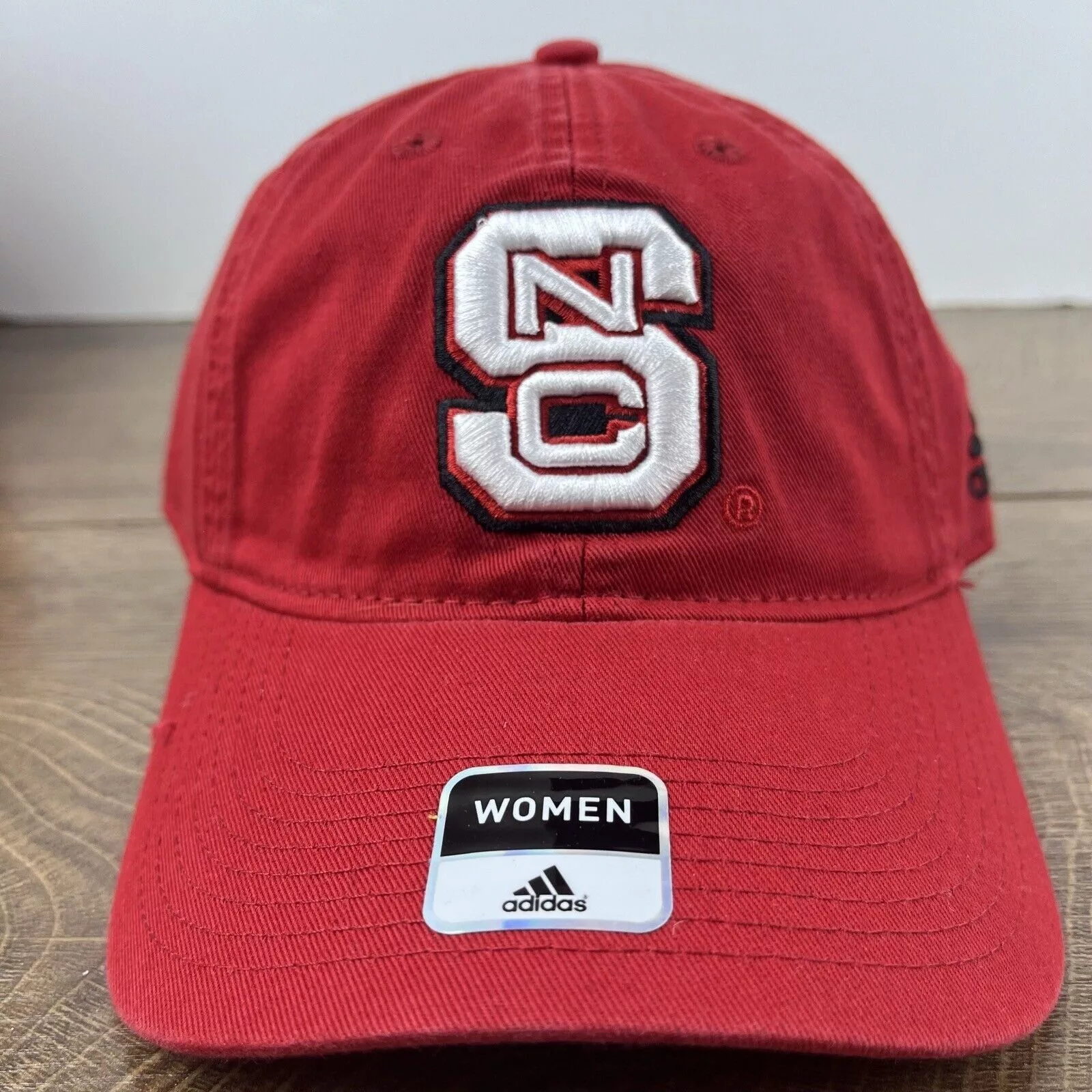 Adidas Hats NC State Wolfpack Womens Hat Red Cap Adidas Adjustable Red A