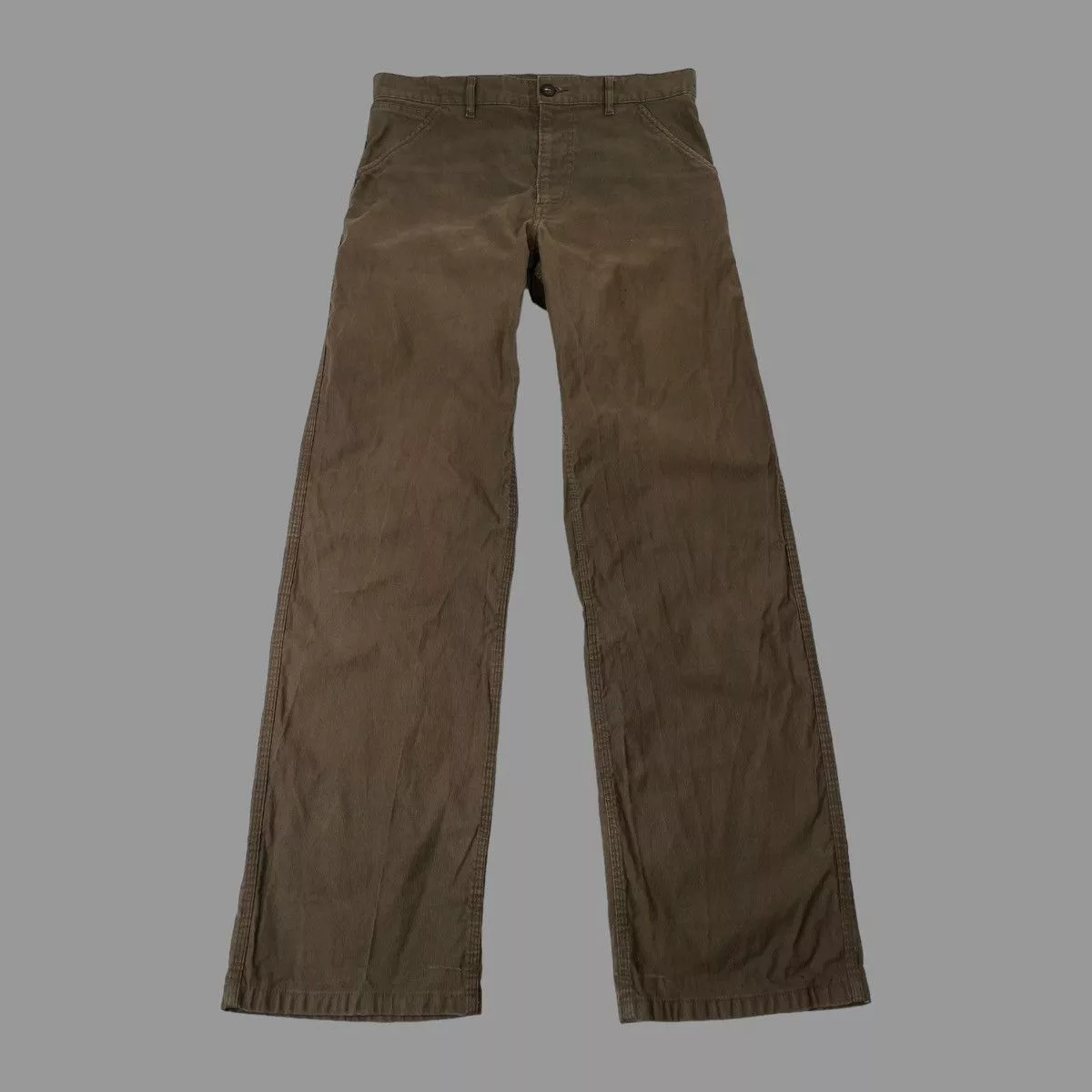 A.P.C. Casual Pants A.P.C. tripe stitch canvas pants Brown