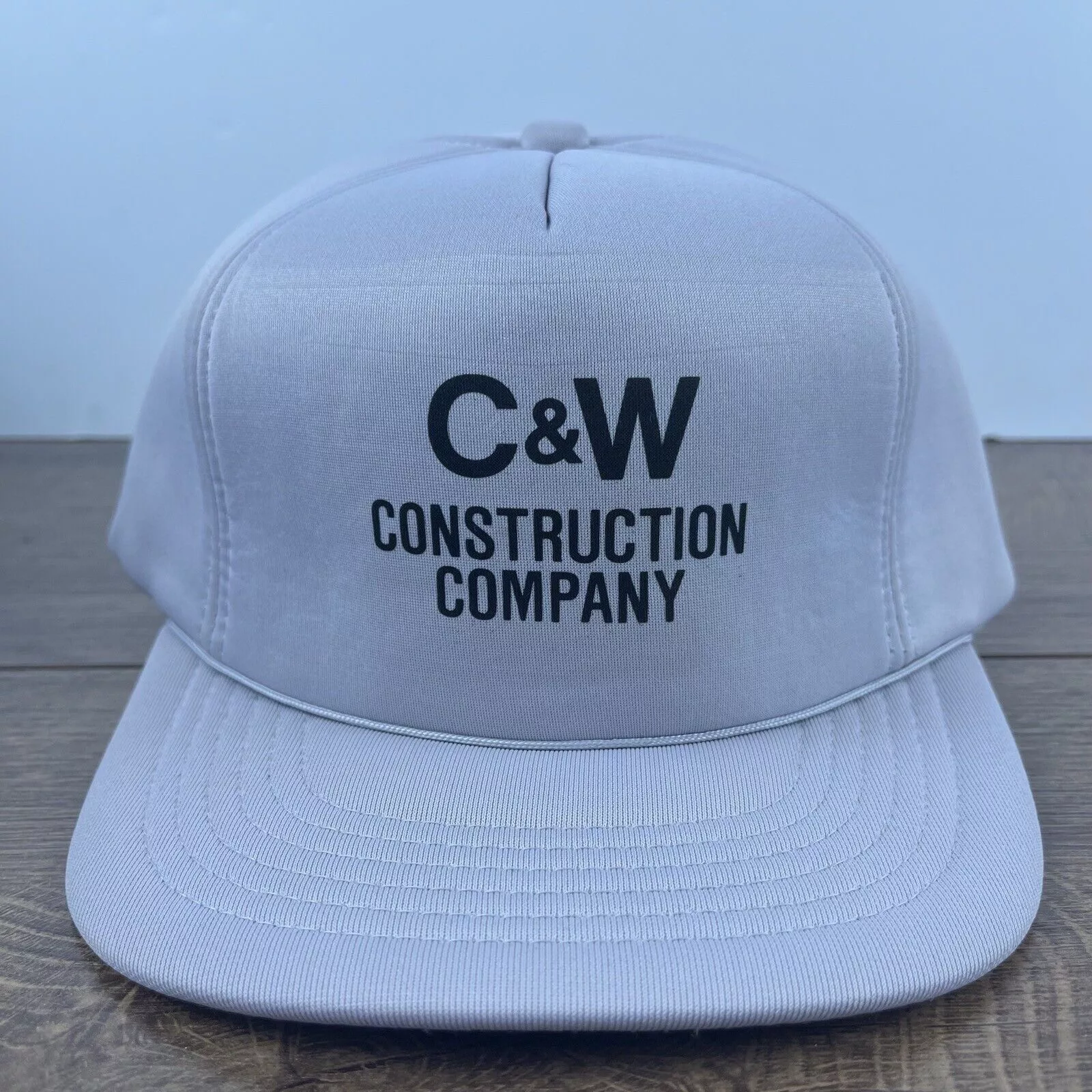 Other Hats Other C&W Construction Company Hat Gray Cap Snapback Adjustable Gr