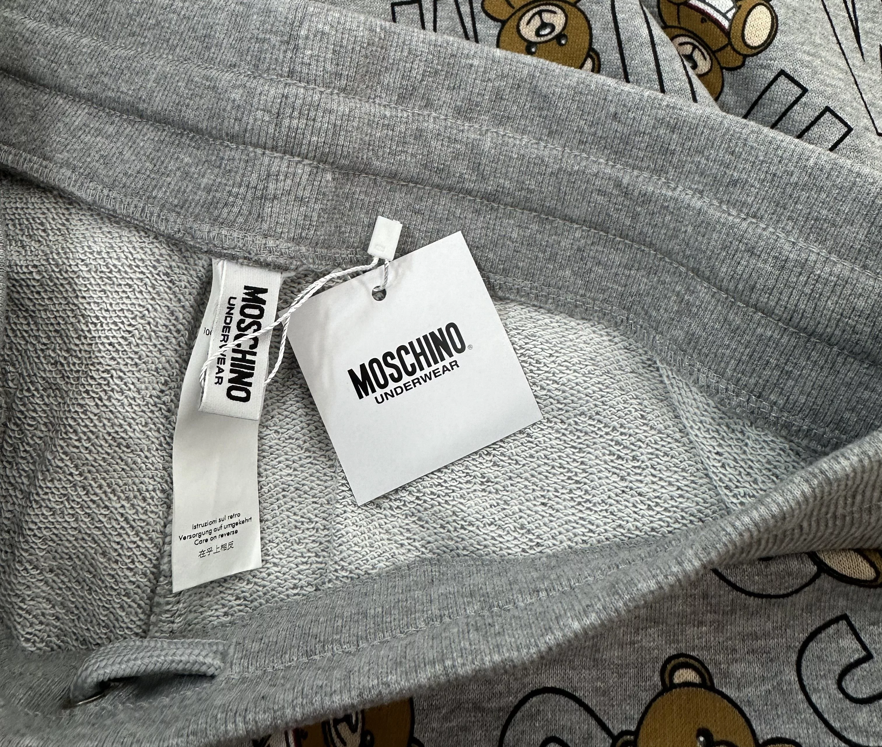 Moschino Shorts Grey Bear Multi