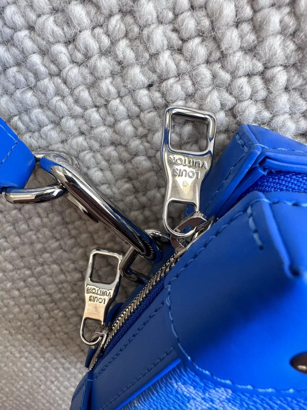 Louis Vuitton Bags Luggage Louis Vuitton Cloud Soft Trunk Wallet Blue