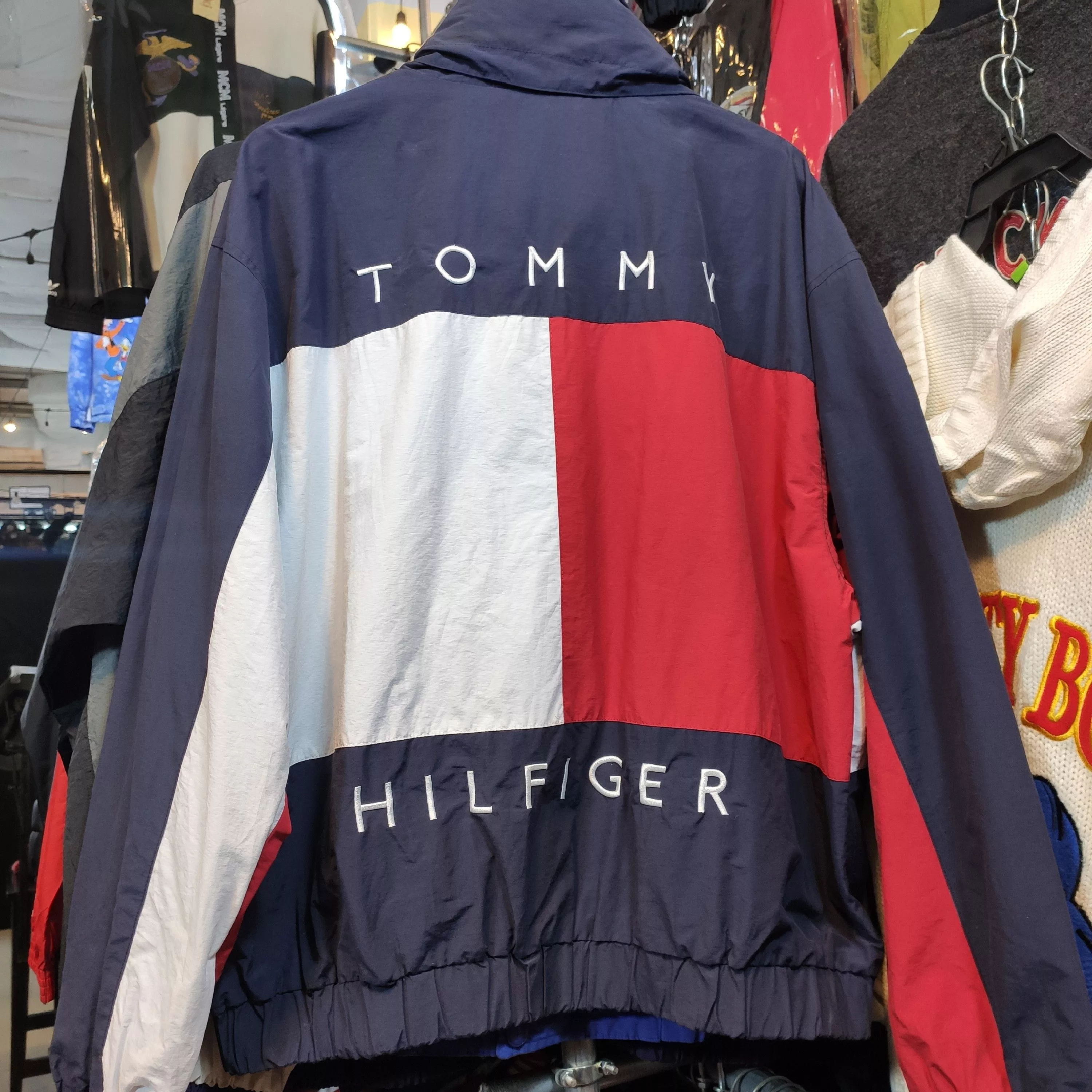 Tommy Hilfiger Cloaks Capes Tommy Hilfiger × Vintage Tommy Hilfiger vintage jacket 2in1 Blue