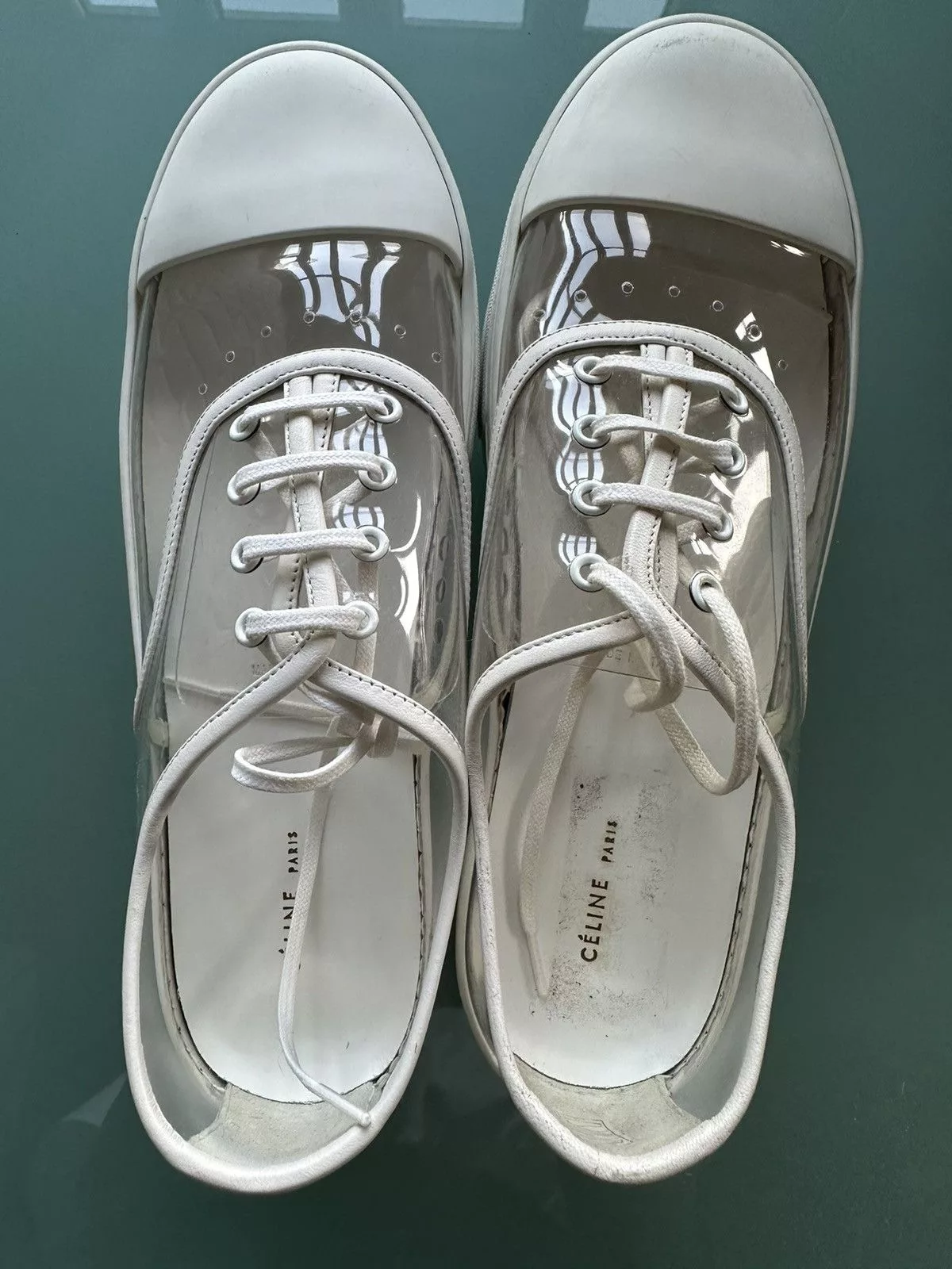 Celine Flats Celine Phoebe Philo " archive" flats White