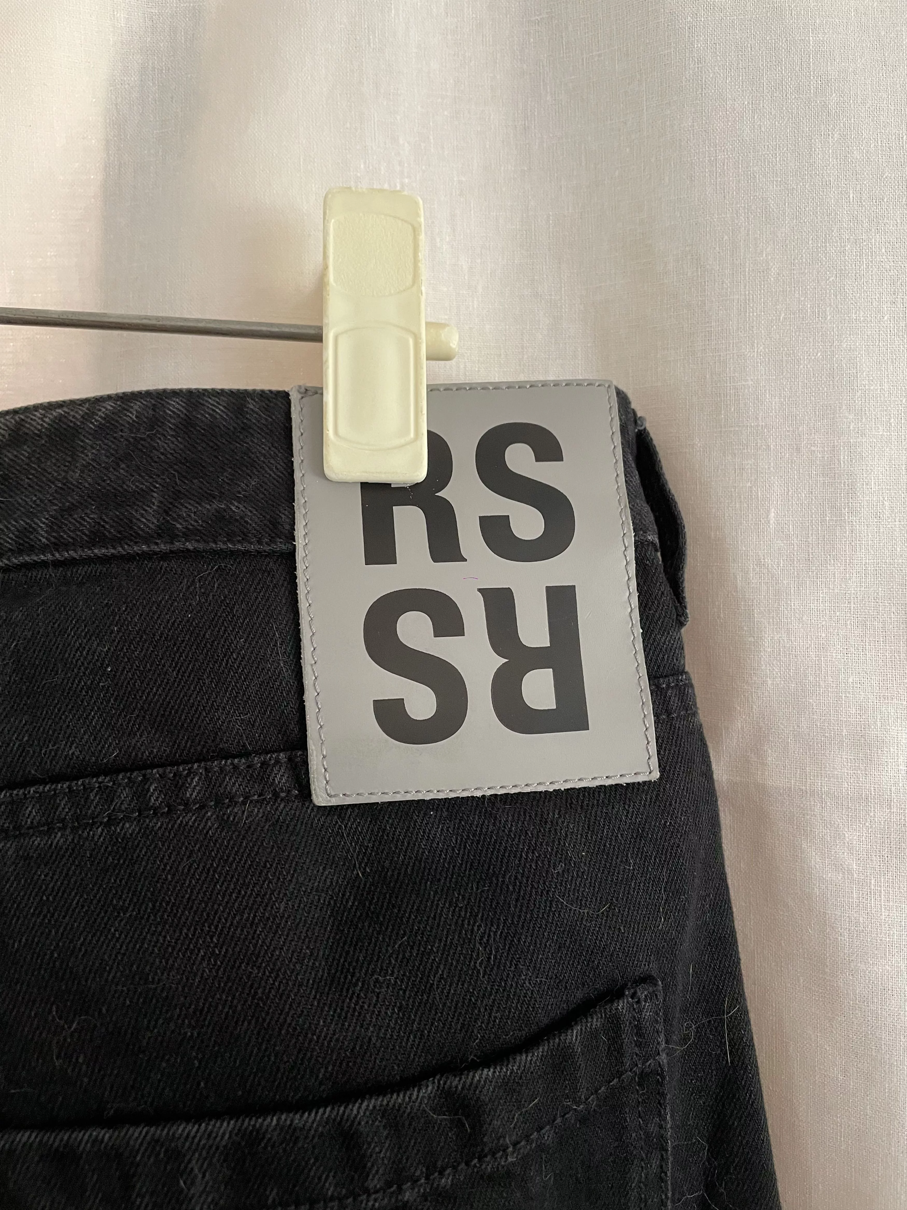 Raf Simons Denim Raf Simons LSD XTC Straight Jeans FARFETCH Black