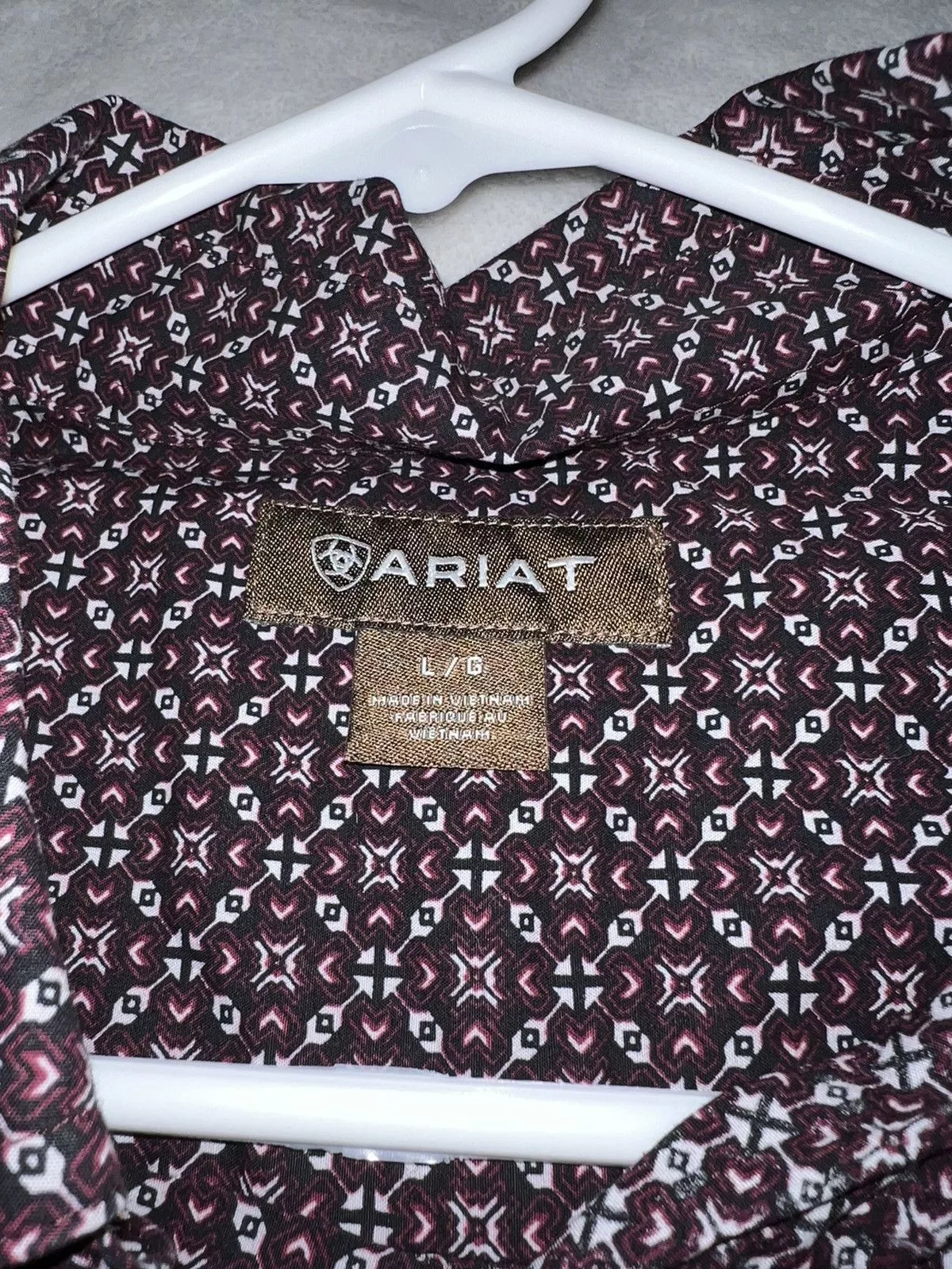 Ariat Shirts Button Ups Men’s ariat long sleeve Red