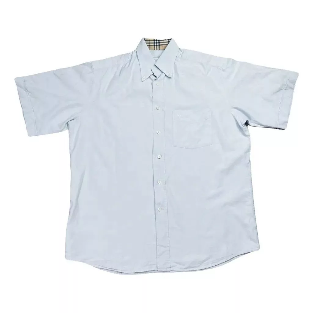 Burberry Shirts Button Ups Burberry patterned shirt Size: L Blue