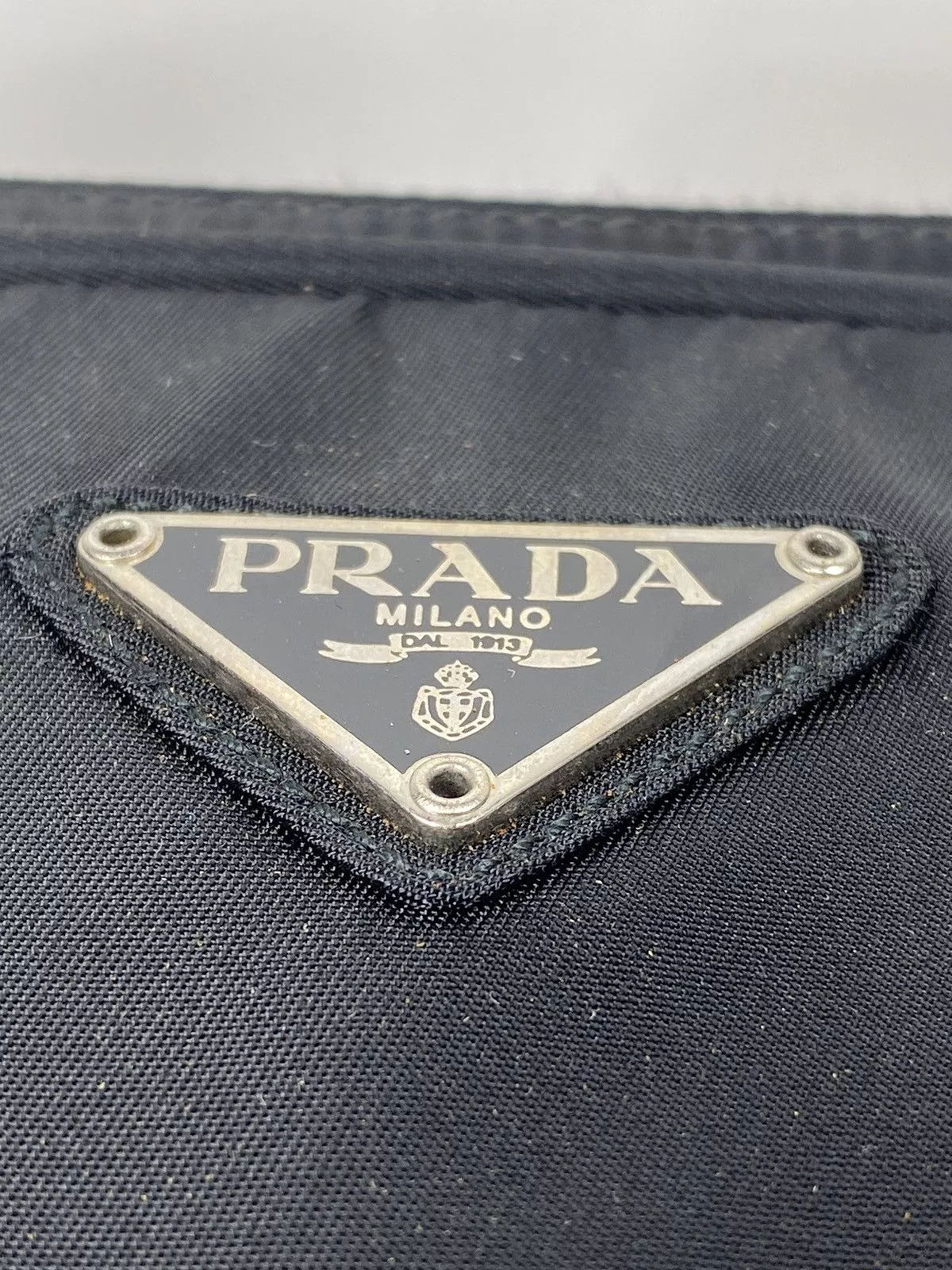 Prada Shoulder Bags Prada Tessuto Nero Nylon Hand Bag Black
