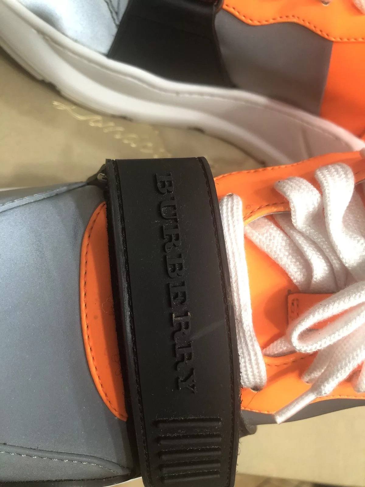 Burberry Low Top Sneakers Burberry low’s Orange