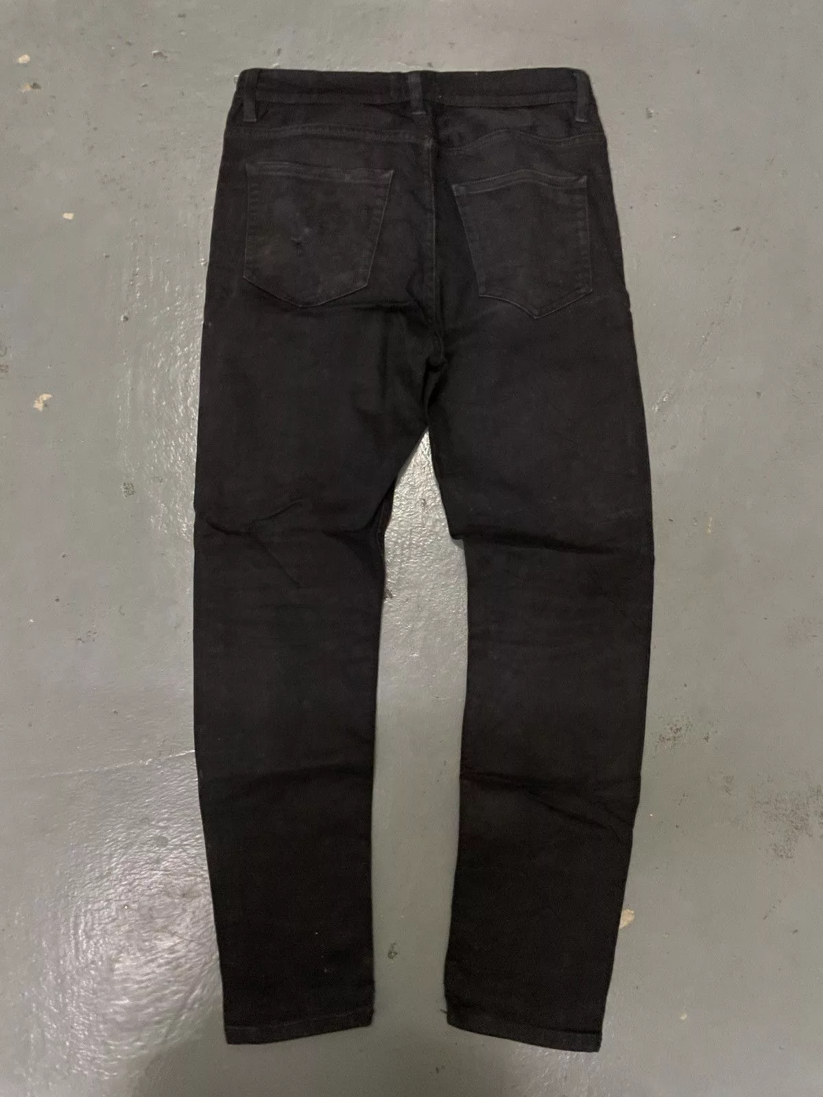 Acne Studios Denim Acne Studios × Designer Acne Studios Town Stay Cash Slim Tapered Black Denim Jeans