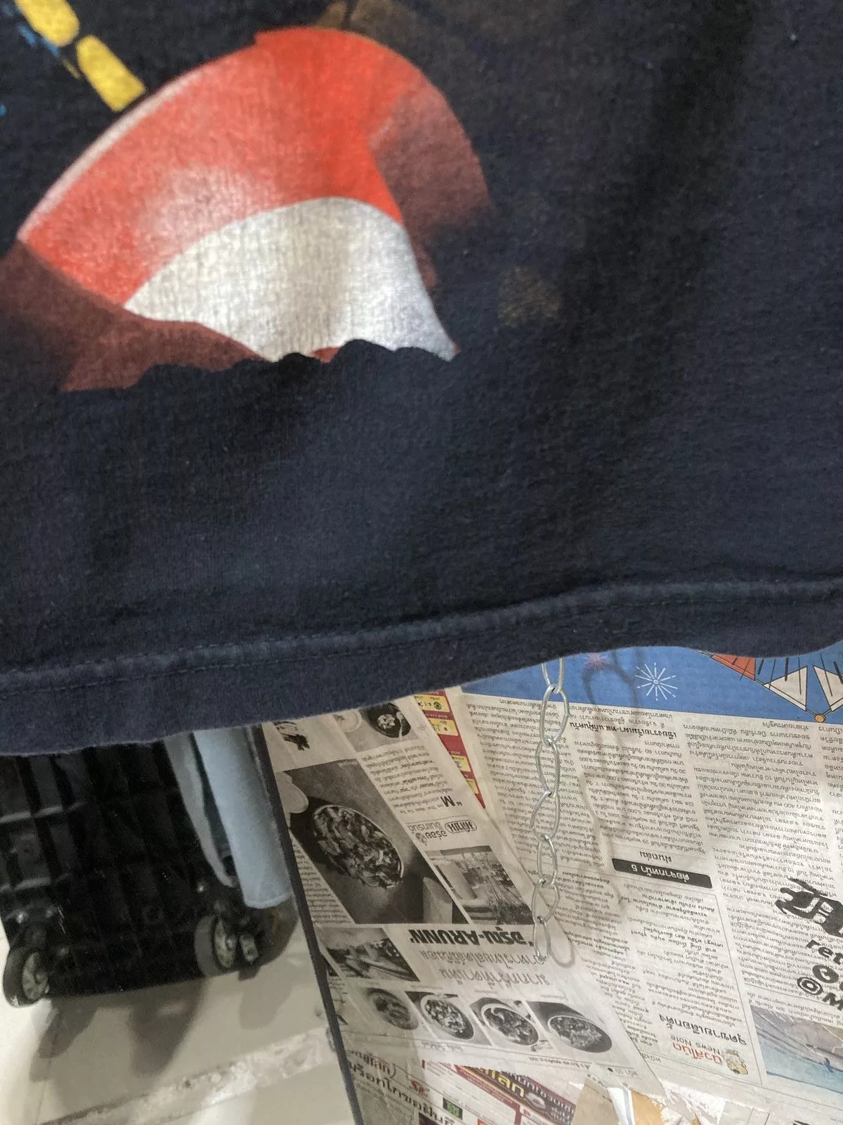 Marvel Comics Short Sleeve T Shirts Marvel Comics × Vintage Y2K Marvel team tee Black Streetwear