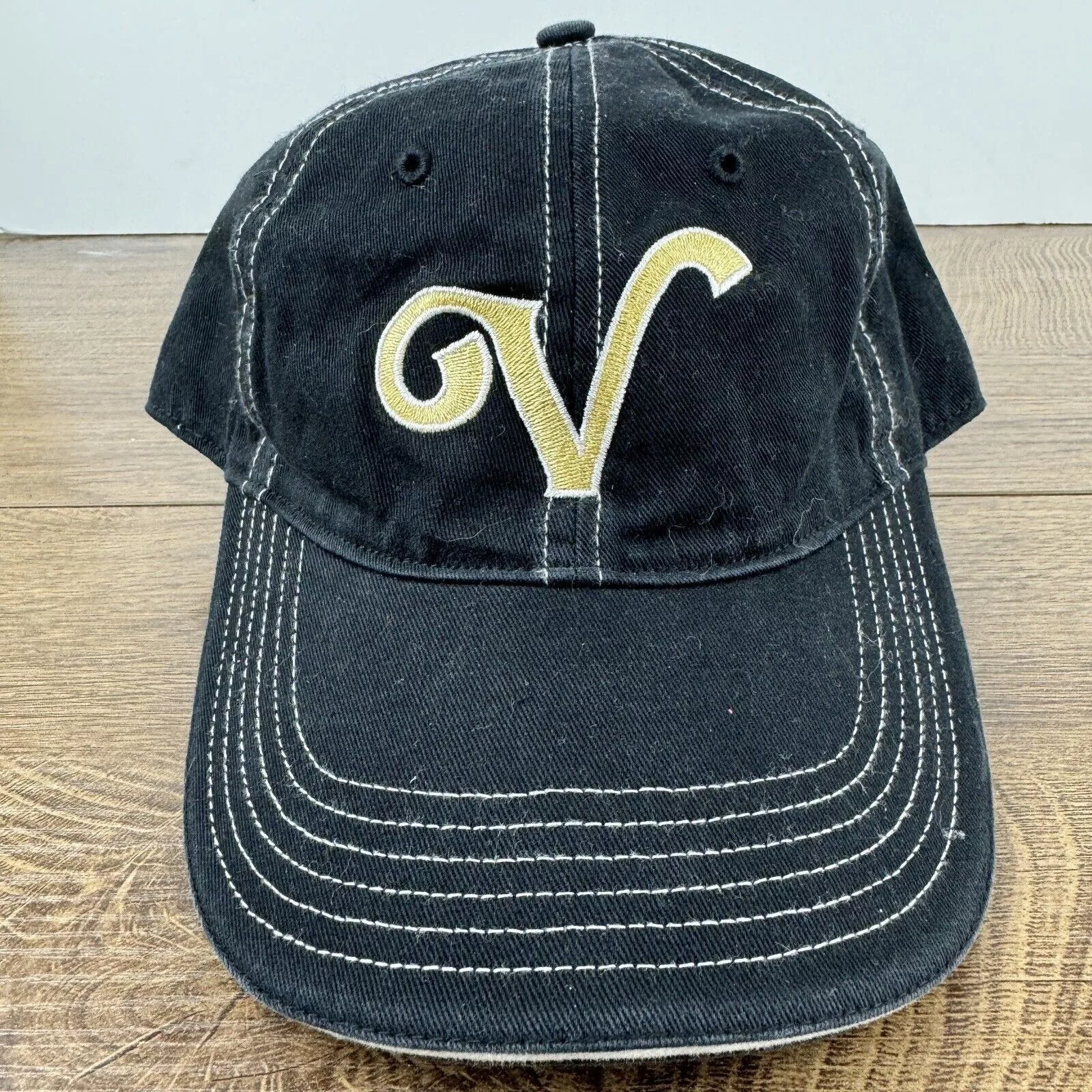 Other Hats Other Vanderbilt Commodores Black Hat Adjustable Adult Size Hat Ca