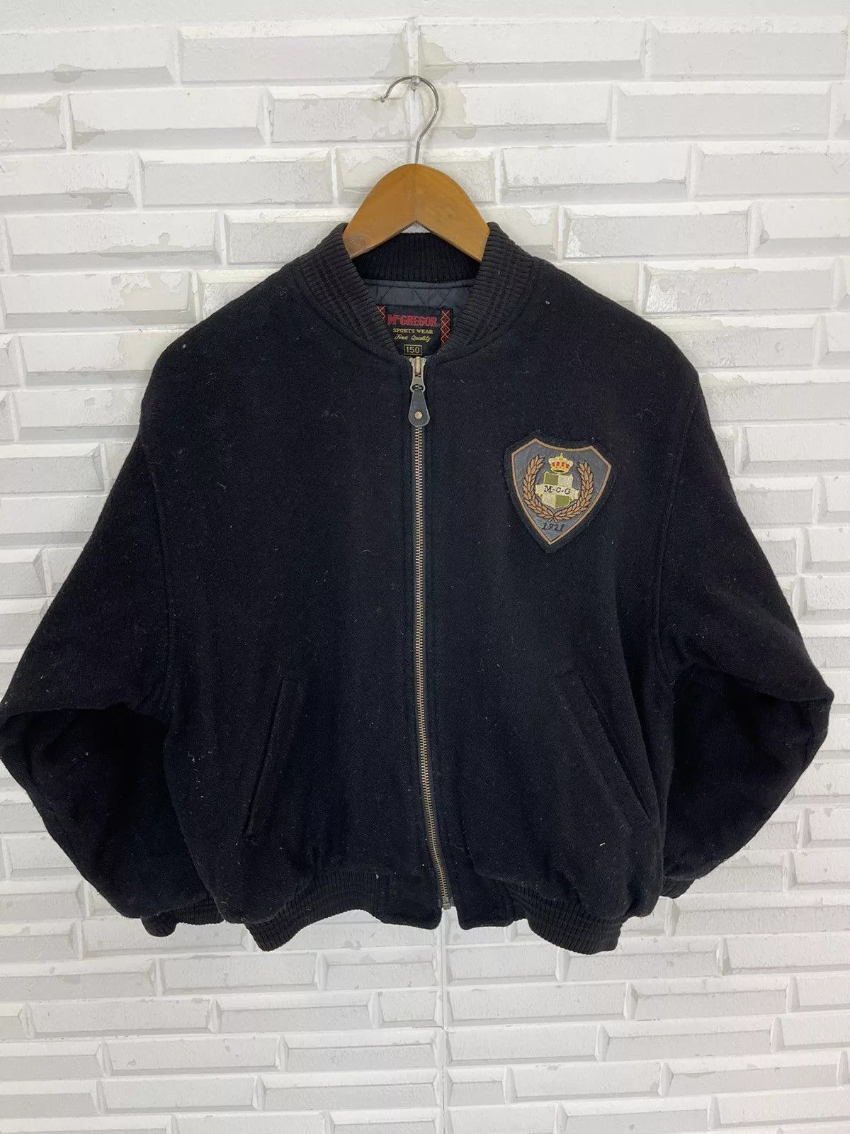 McGregor Light Jackets McGregor × Vintage Vintage McGregor Big Spellout Streetwear Gray