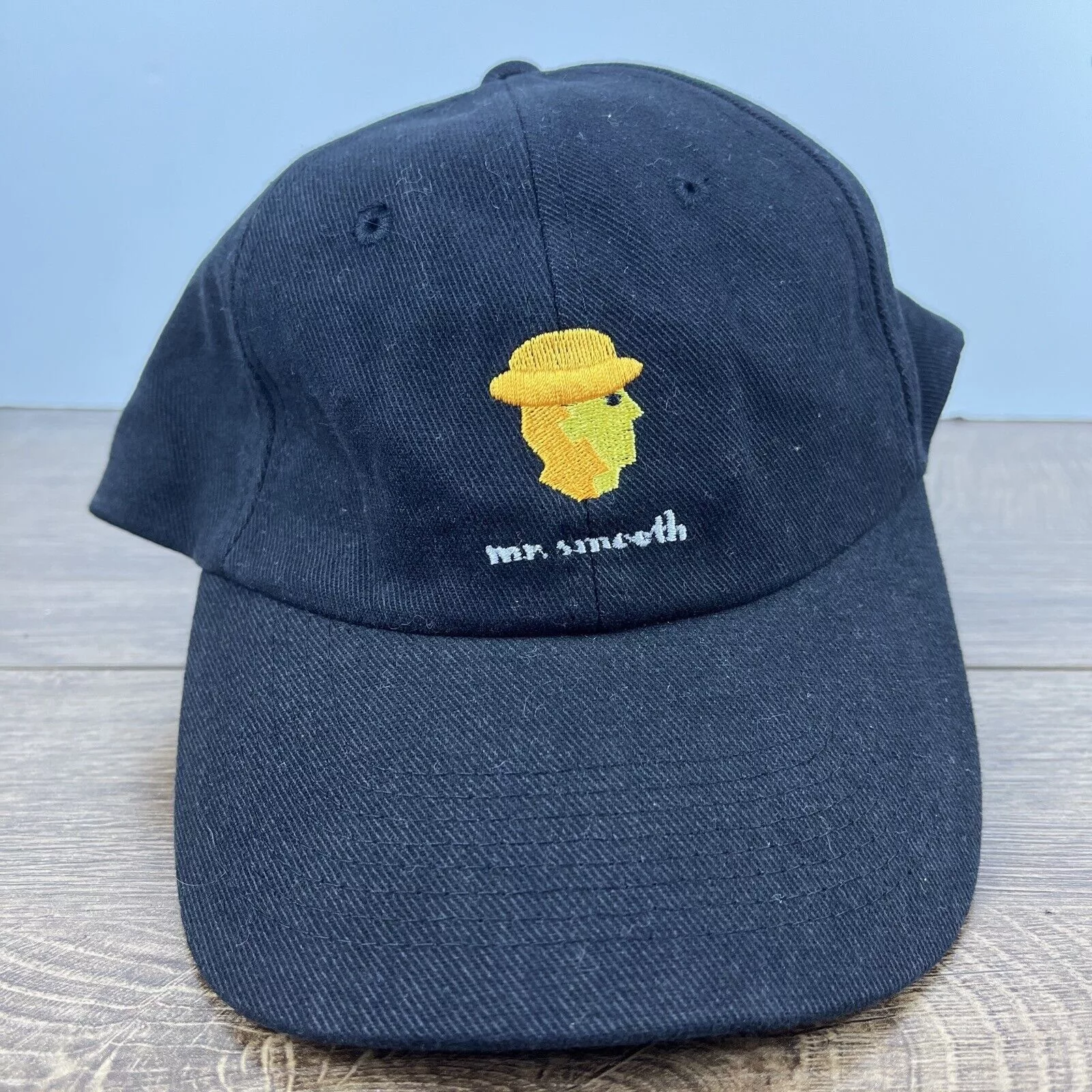 Other Hats Other Mr. Smooth Hat Smooth Black Hat Adjustable Adult Size Hat Bl