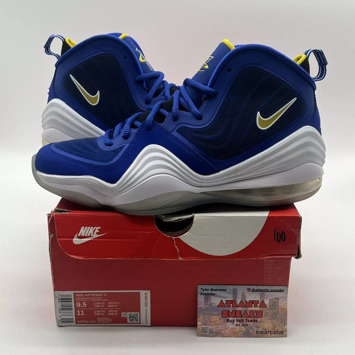 Nike Hi Top Sneakers Nike Air Penny 5 blue chips