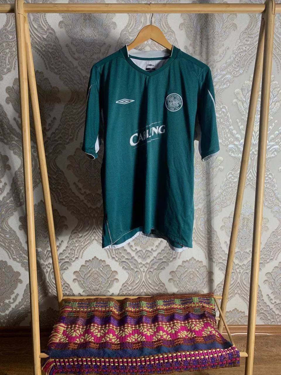 Umbro Jerseys Umbro × Vintage VINTAGE UMBRO FC CELTIC SCOTLAND SOCCER JERSEY Y2K DRILL 90s Green