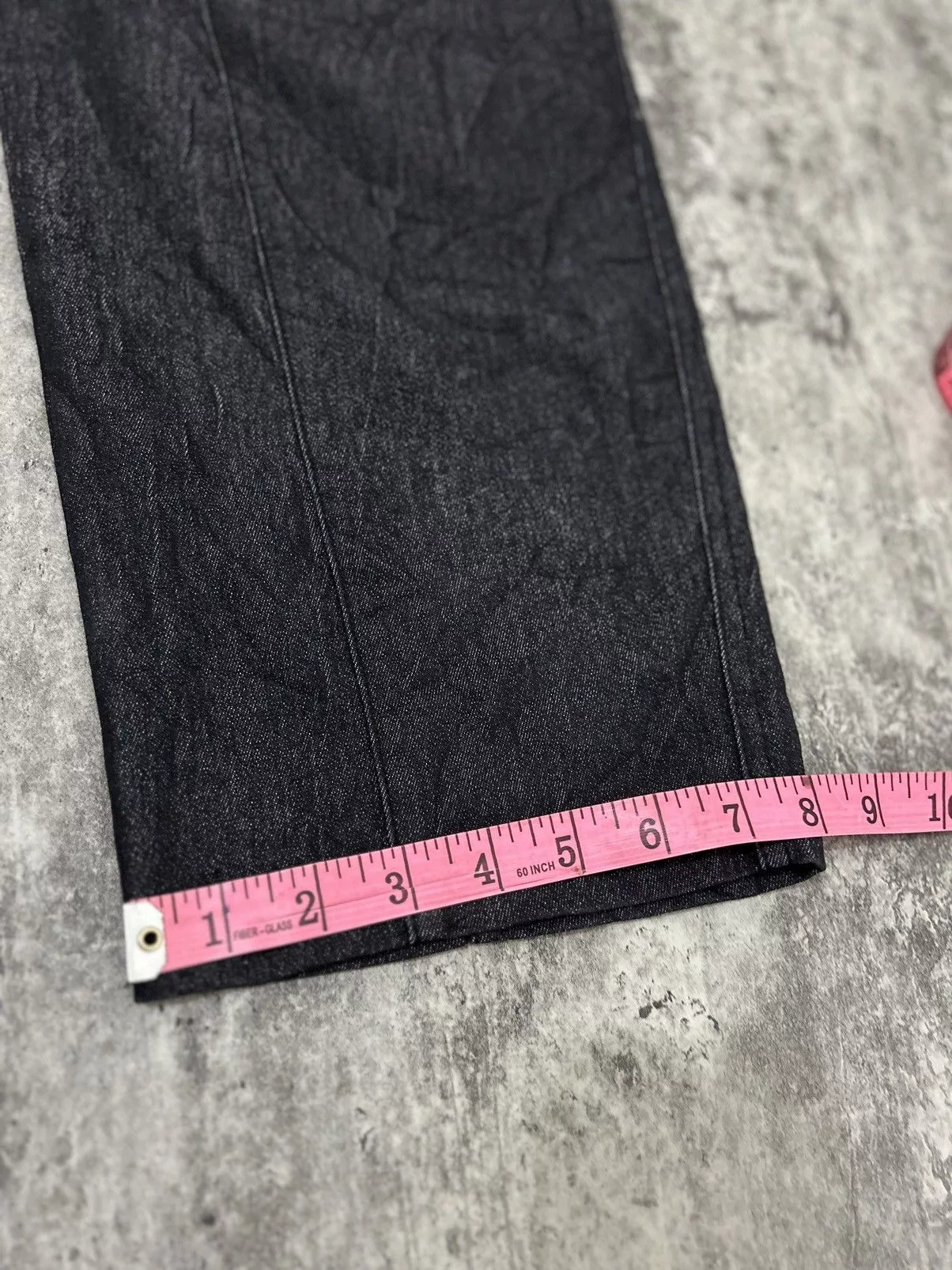 Japanese Brand Casual Pants Japanese Brand Open Arms Pants Black Vintage