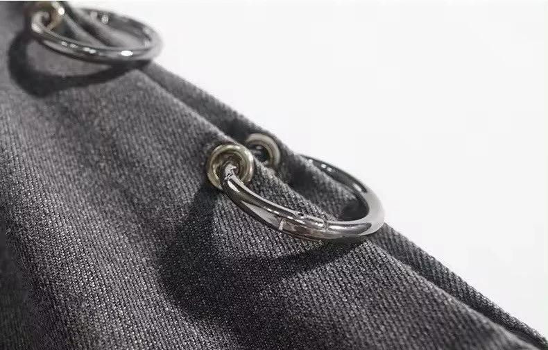 Jean Denim Oversized Pocket Retro Baggy Jeans Gray