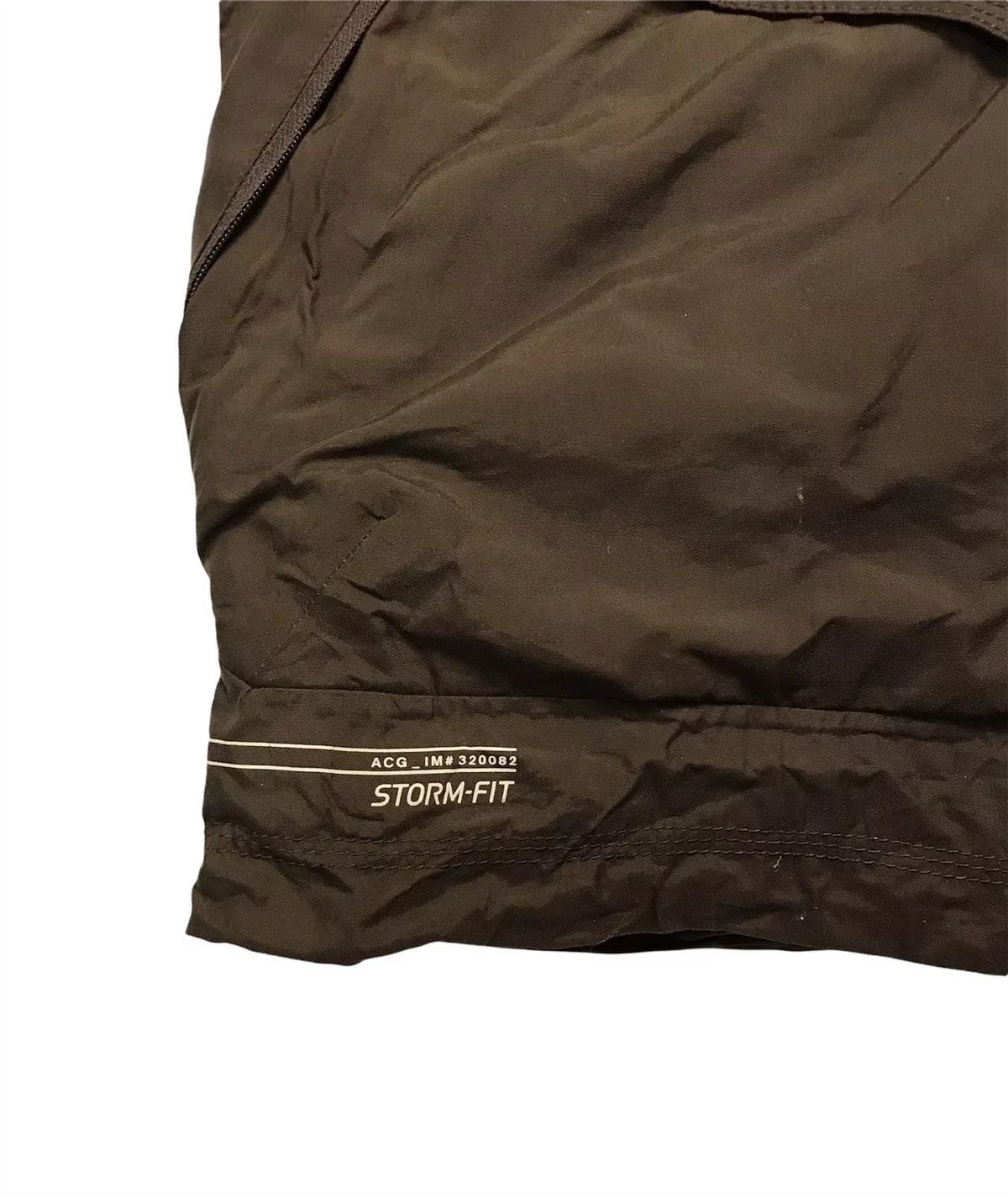 Nike ACG Raincoats Nike ACG × Vintage Nike ACG Outer Layer Couche Extreme Waterproof Jacket Brown