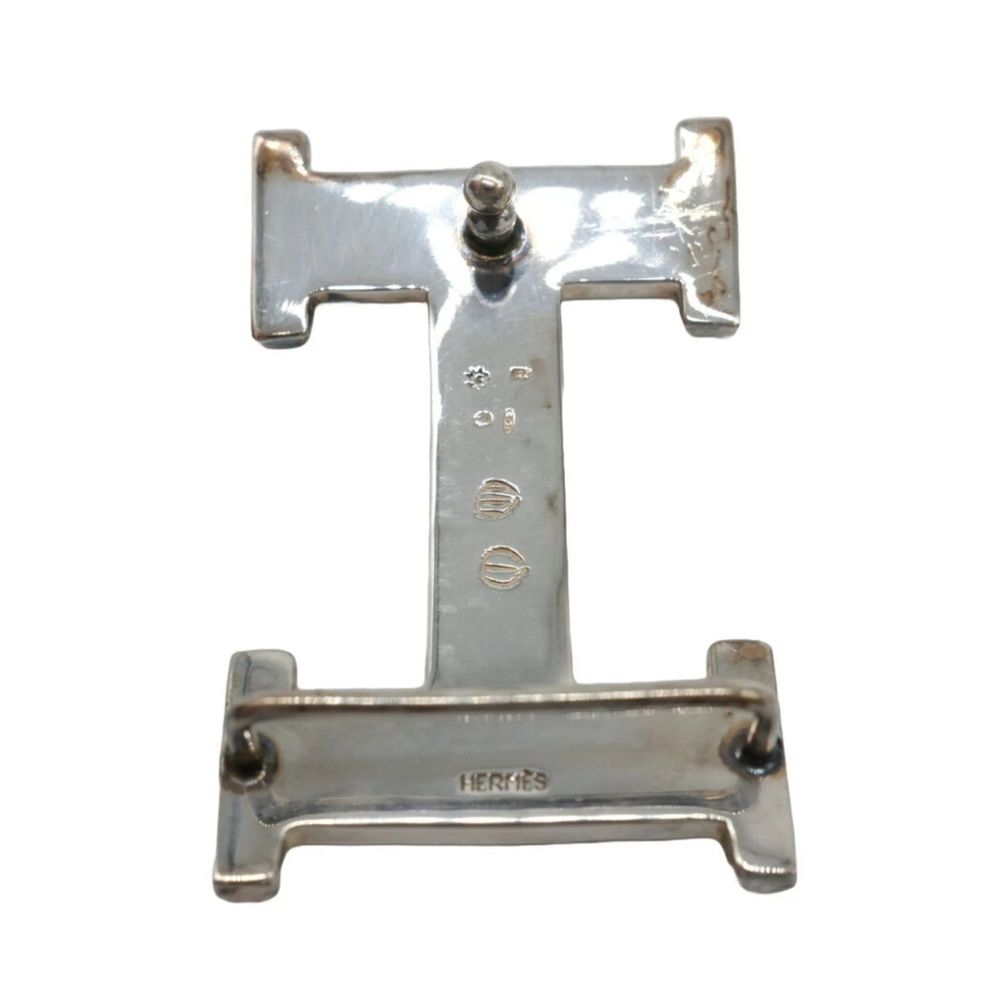 Hermes Miscellaneous Hermes Belt Buckle Constance Touareg SV925 Silver Multi