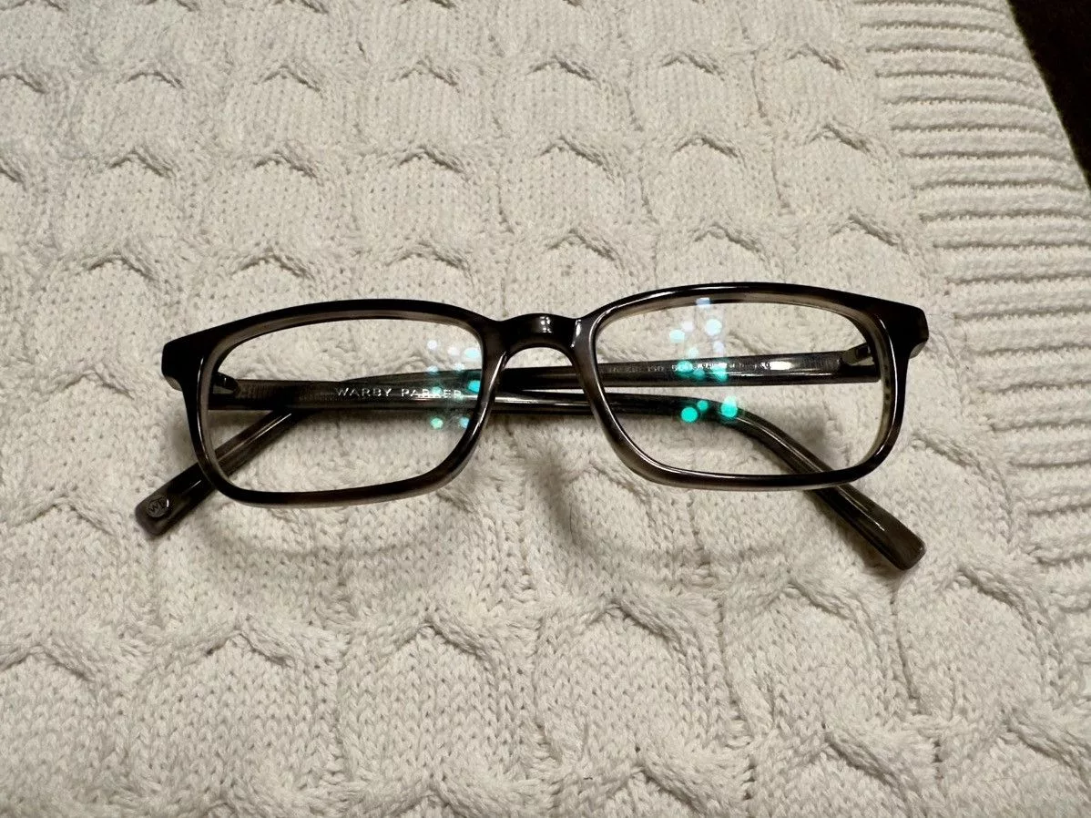 Warby Parker Glasses WARBY PARKER WILKIE ACETATE EYEGLASS FRAMES 50-18-145 Brown