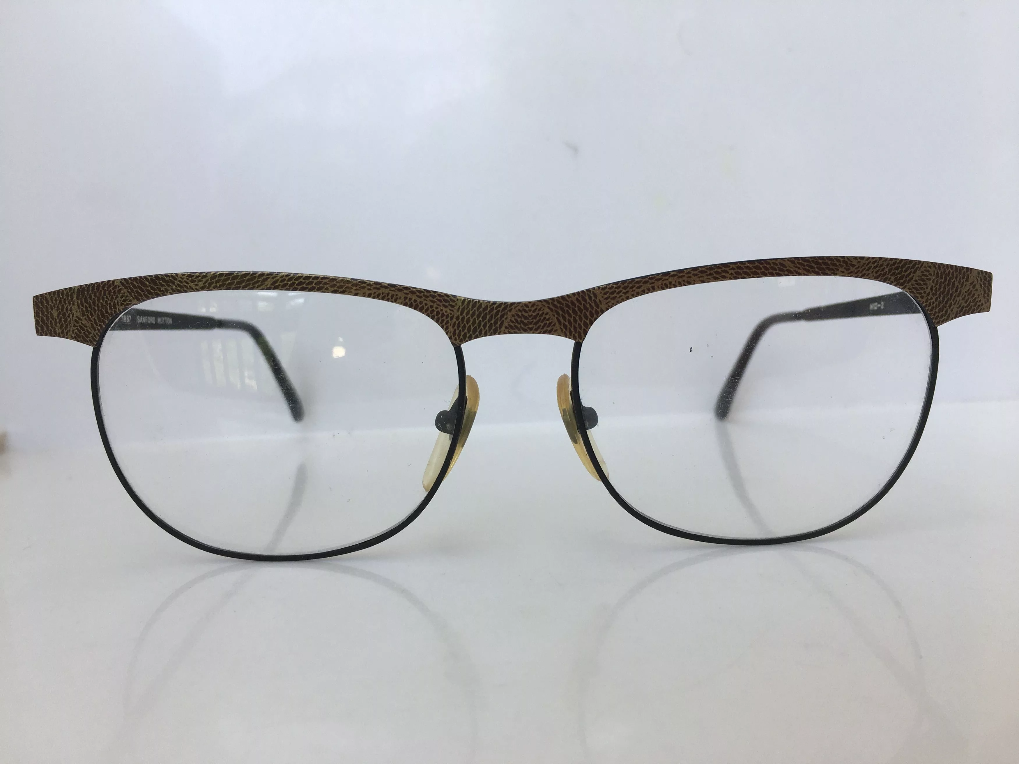 Other Glasses Other Sanford Hutton Malcolm X Eyeglasses Frame Japan Black
