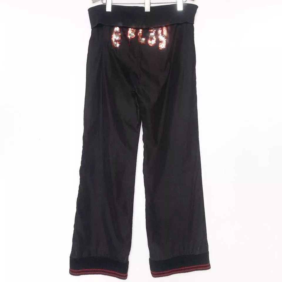 Vintage Pants e-play vintage sport trousers Black