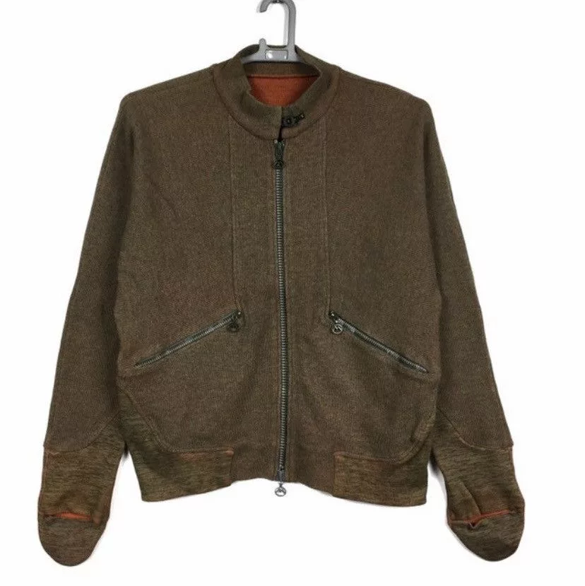 Maharishi Light Jackets Maharishi japanese brand men jacket down zipper Brown