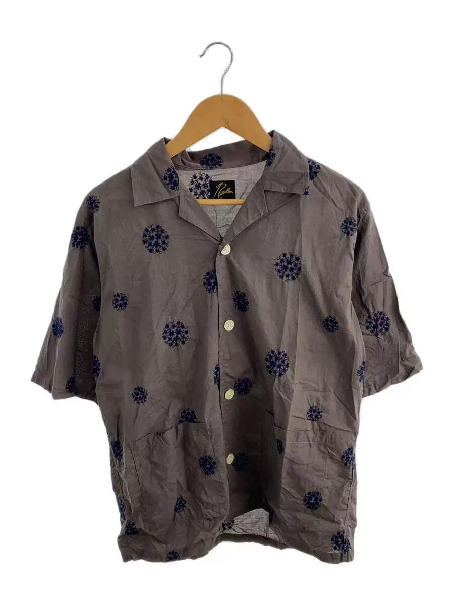 Needles Shirts Button Ups Needles SS20 Camp Collar Single Stitched Cabana Shirt Brown