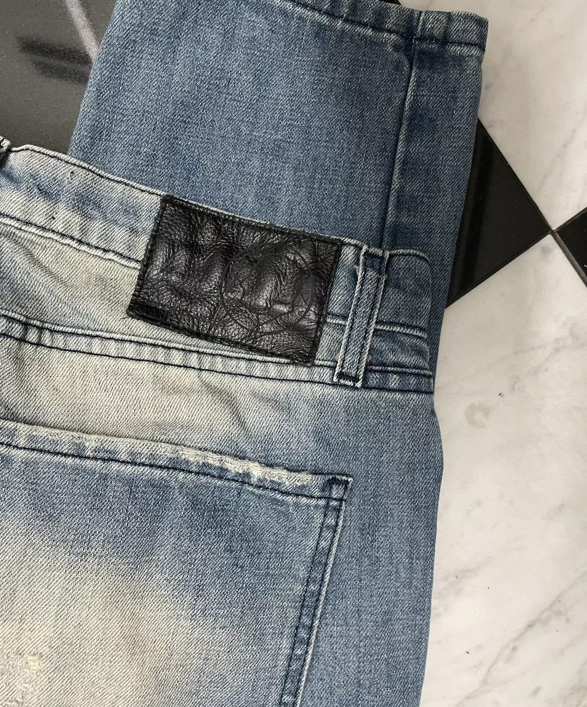 Rustic Dime Denim Rustic Dime 🔥 Rustic Dine Ripped jeans taper fit Blue