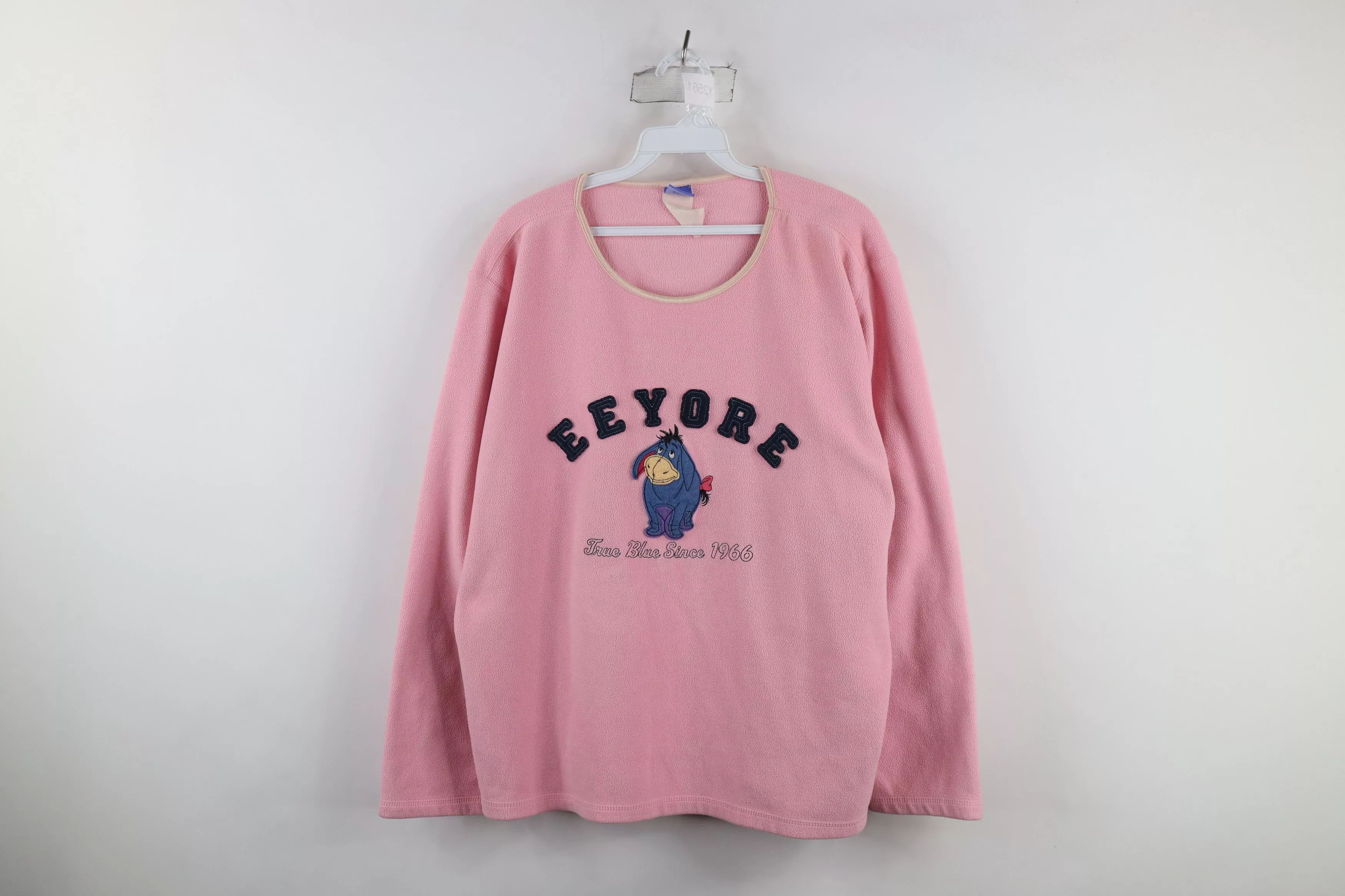 Disney Sweaters Disney × Vintage Vintage 90s Disney the Pooh Eeyore Fleece Sweater Pink