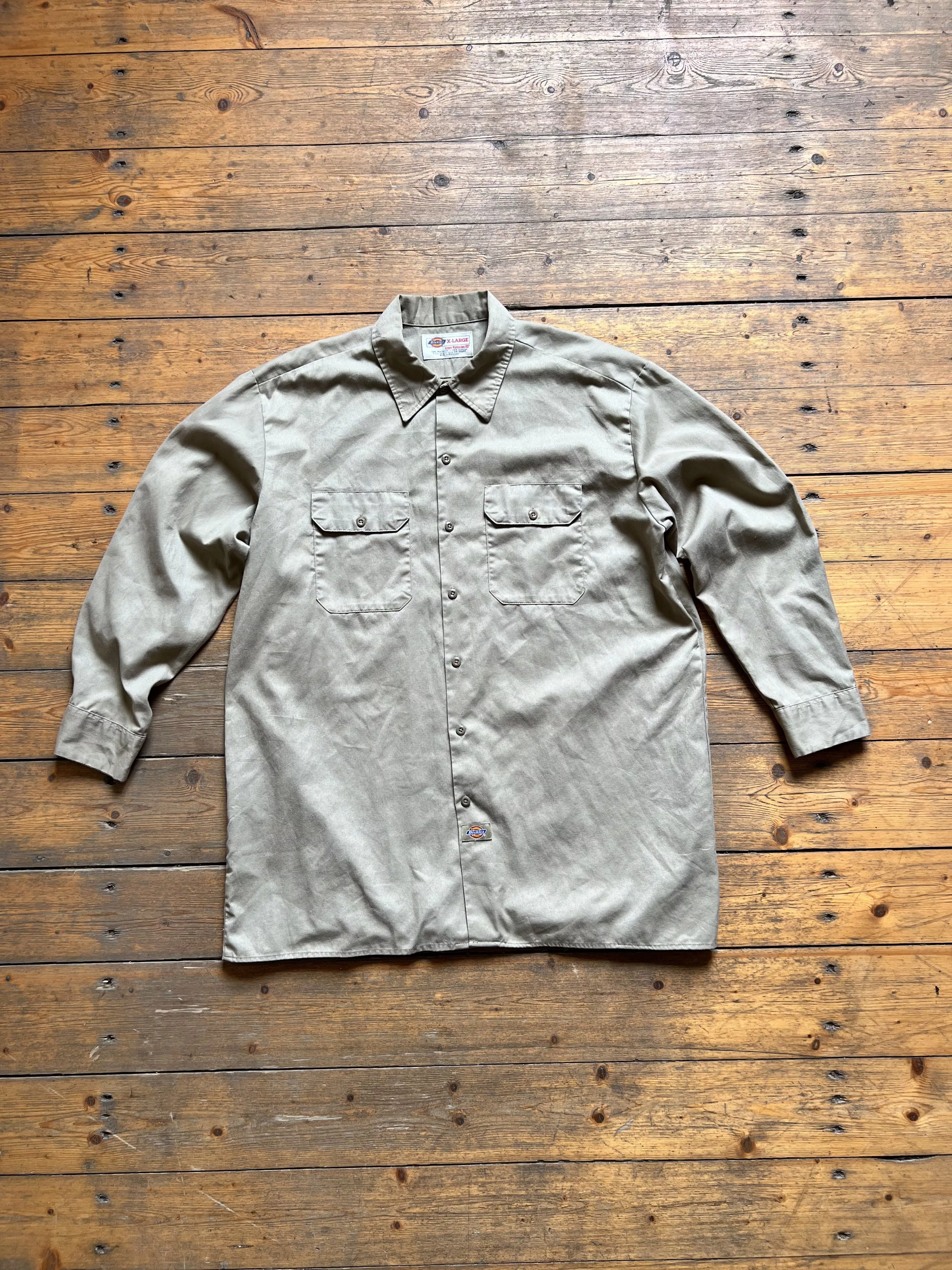 Carhartt Shirts Button Ups Carhartt × Dickies Dickies WorkWear Flannel Summer Heavy Buttons Shirt Multi Streetwear