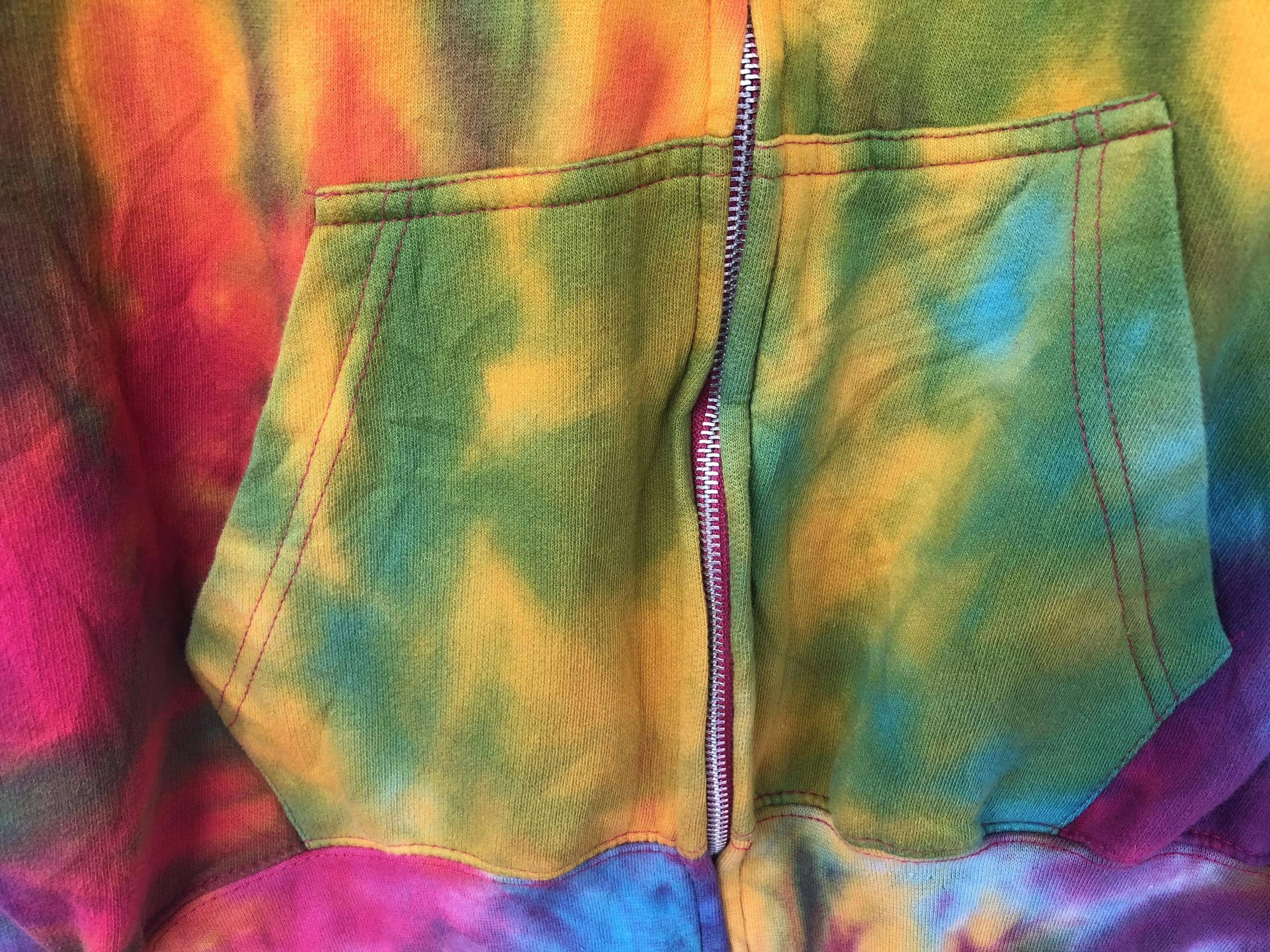 Vintage Sweaters Knitwear VINTAGE TIE DYE HOODED SWEATER Multi
