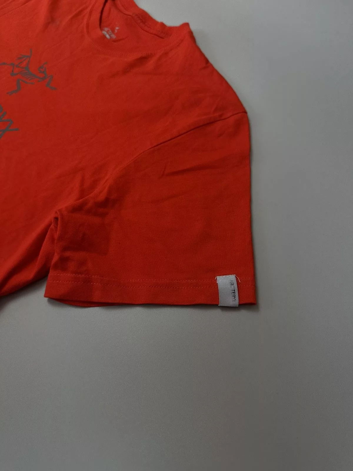 Arc'teryx Short Sleeve T Shirts Basic Red Tee Arc'Teryx big logo Gorpcore
