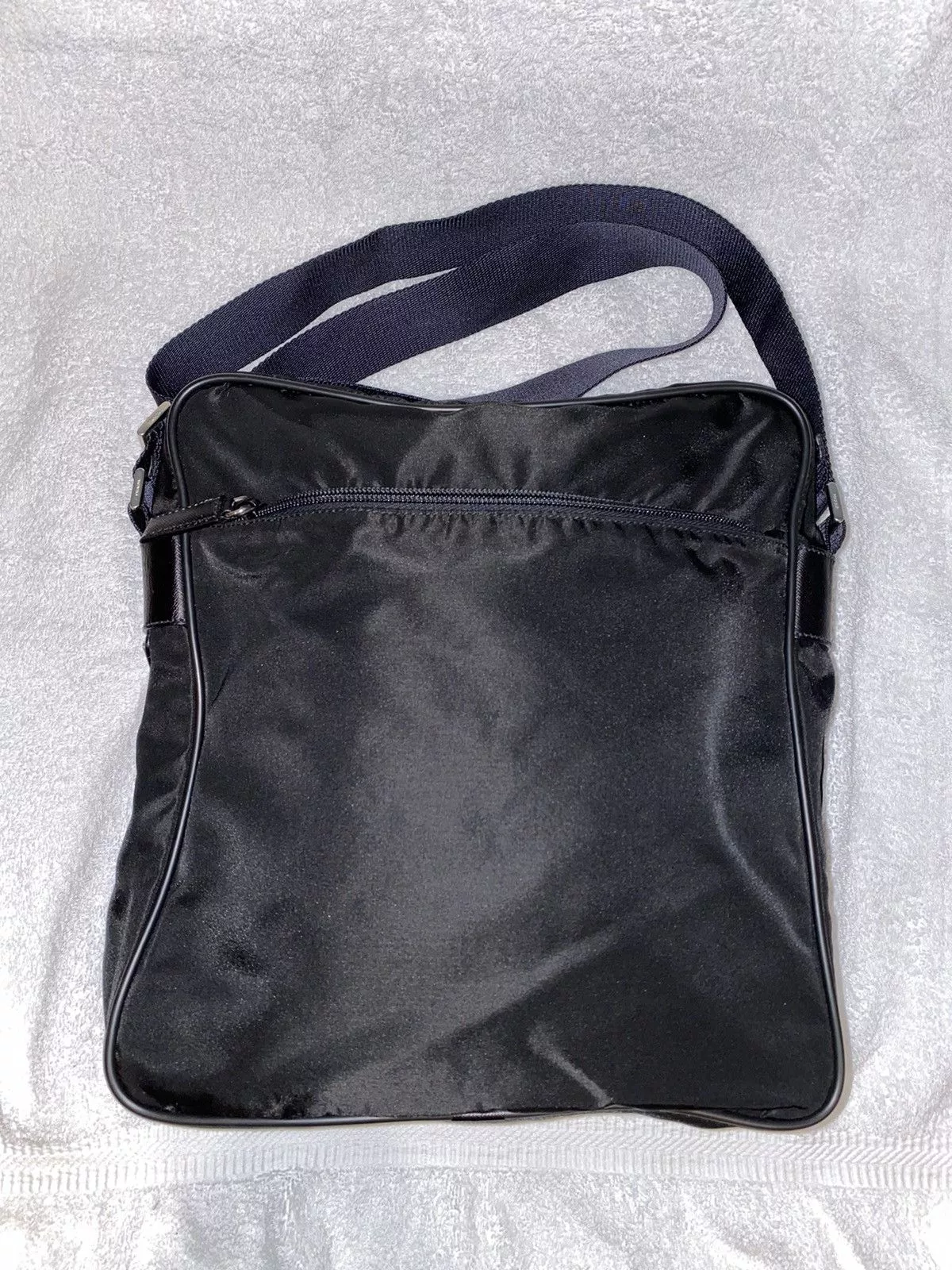 Prada Bags Luggage Prada Nylon Side Bag Black