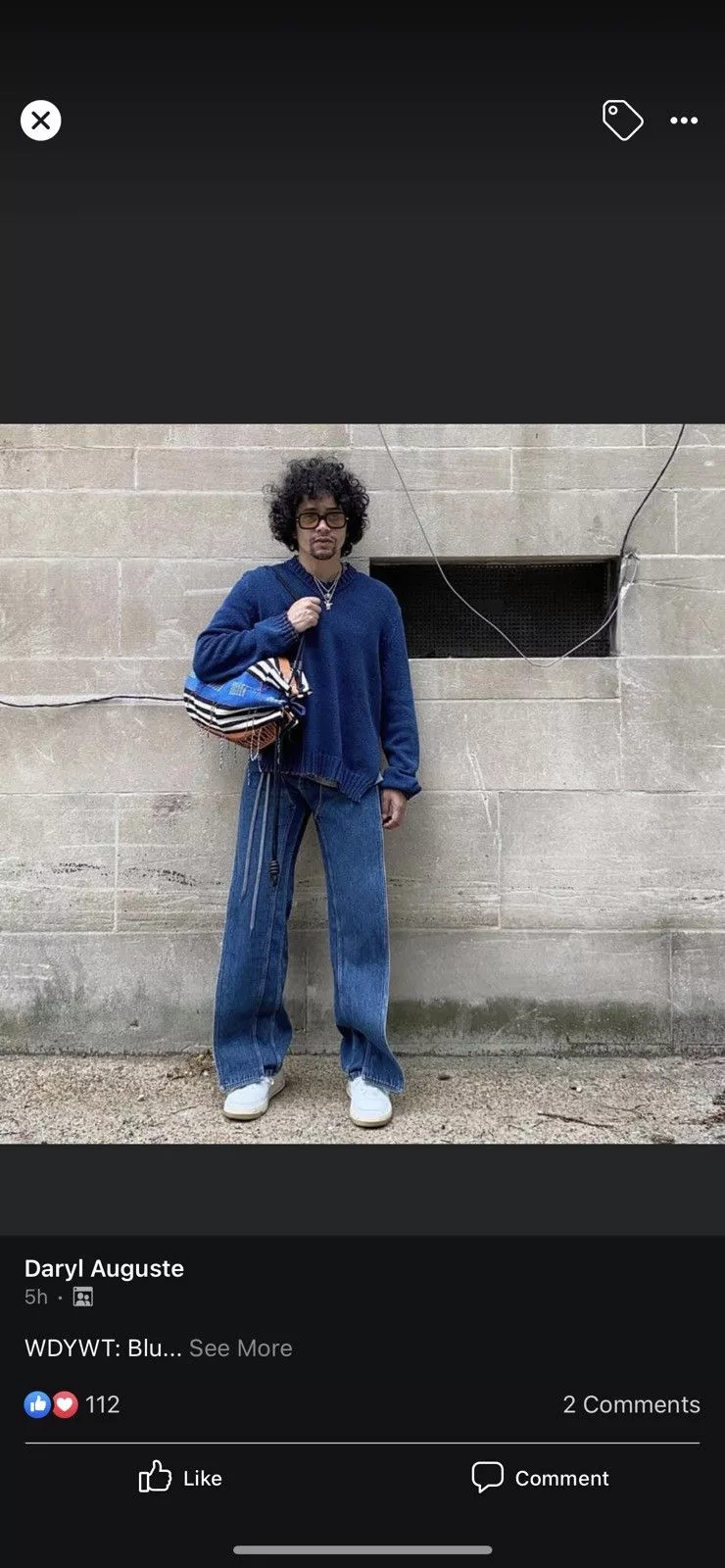 Y/Project Denim Y/Project Blue Stonewas Xl Pocket Jeans