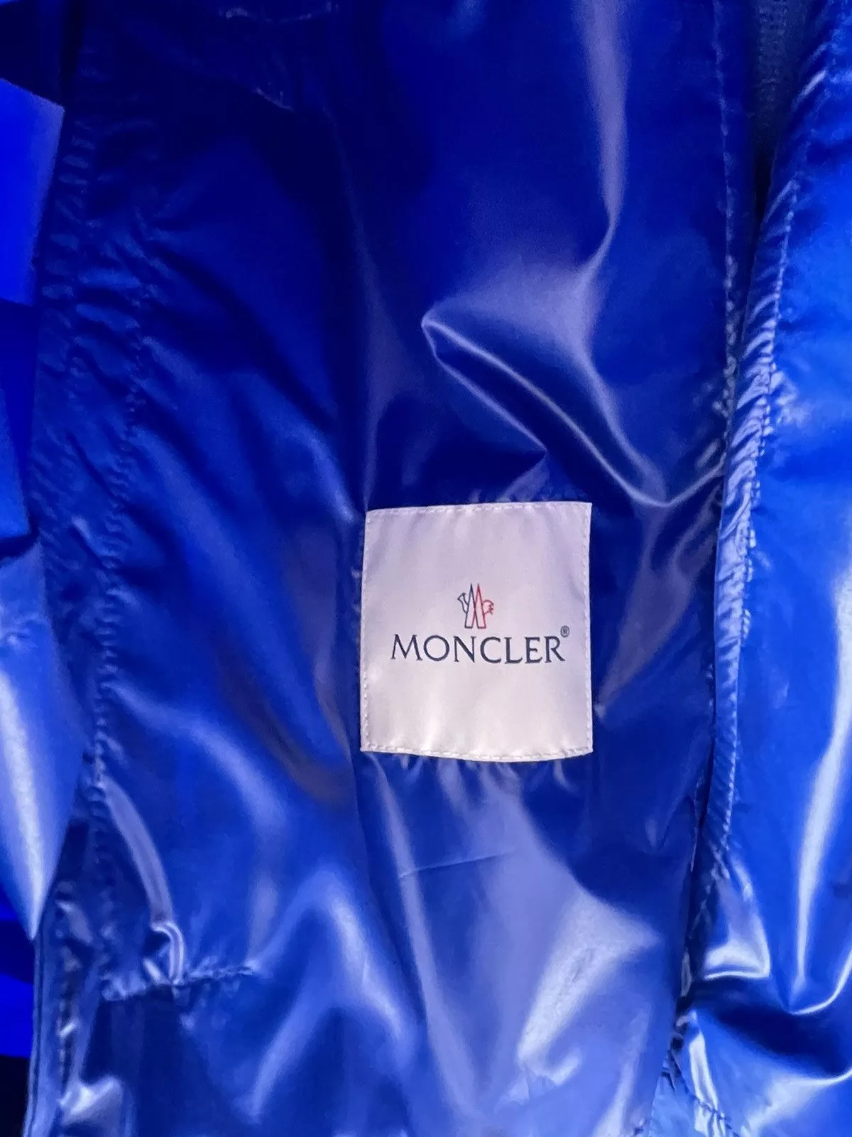 Moncler Light Jackets Moncler Karlak Jacket Size 5 Blue