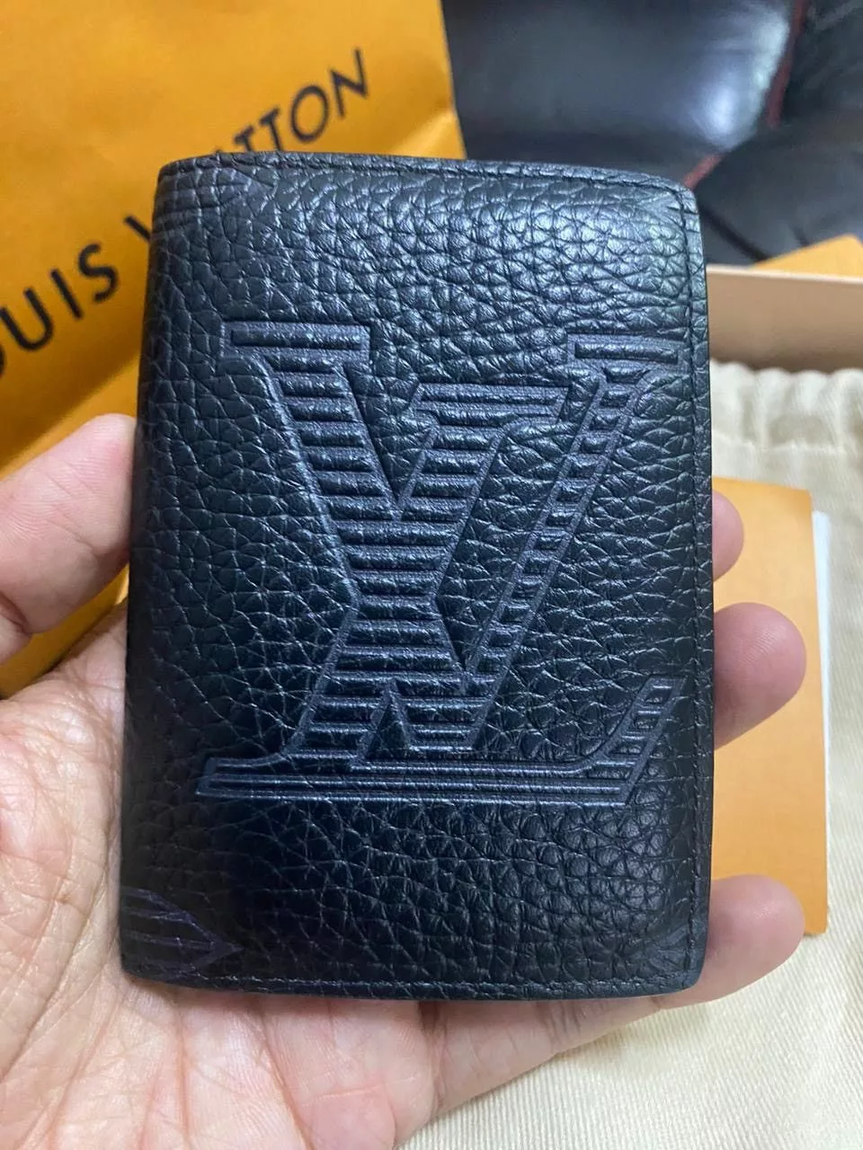 Louis Vuitton Wallets Authentic LOUIS VUITTON Organizer special edition Black