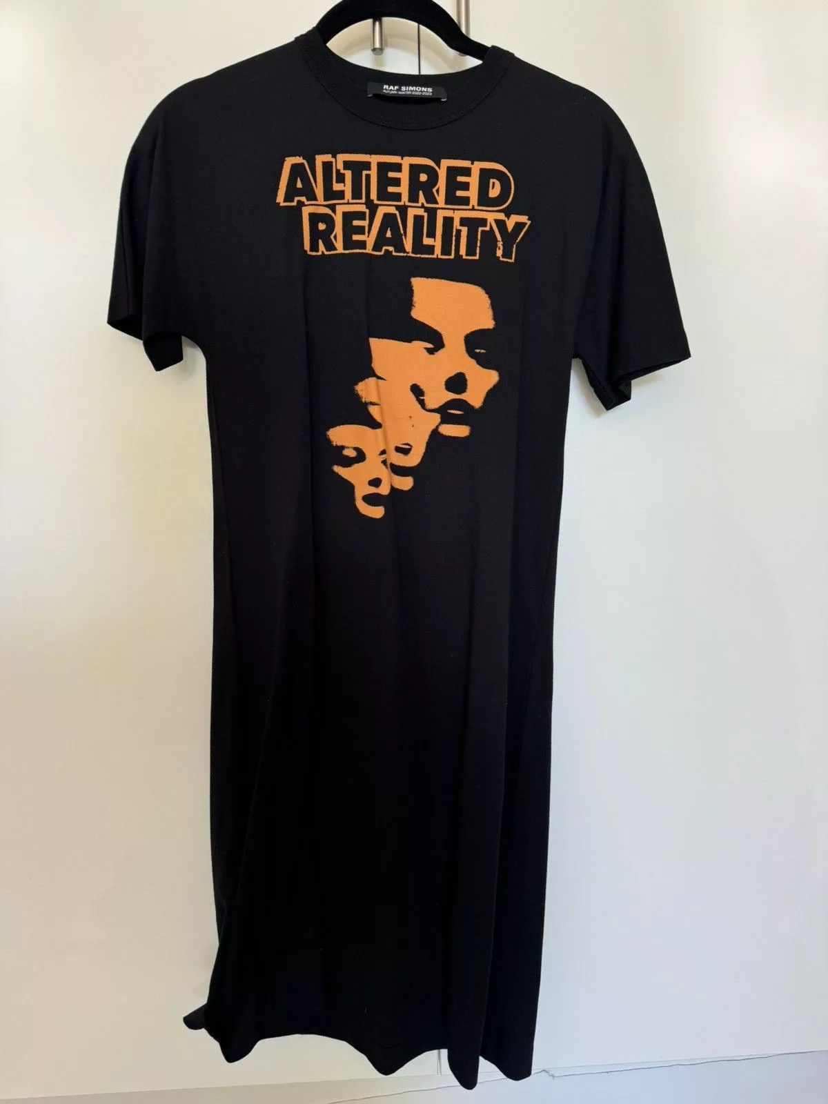 Raf Simons Midi Dresses RAF Simons Alternate Reality T-shirt dress Black