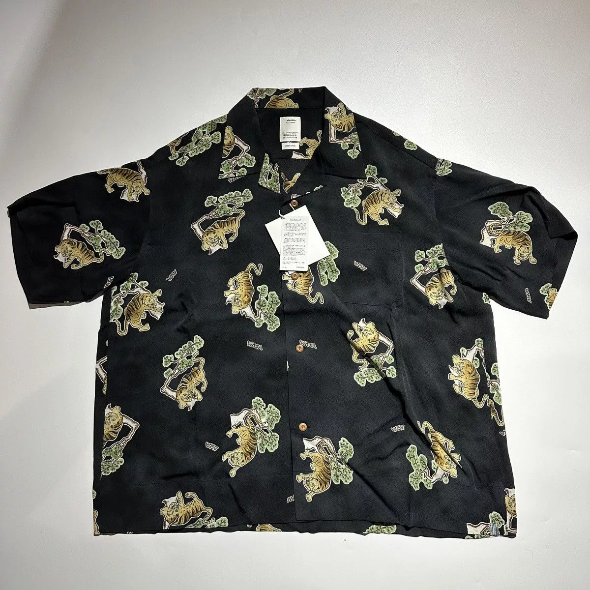 Visvim Shirts Button Ups VISVIM 24SS COPA SHIRT S/S TORA(SILK) Black