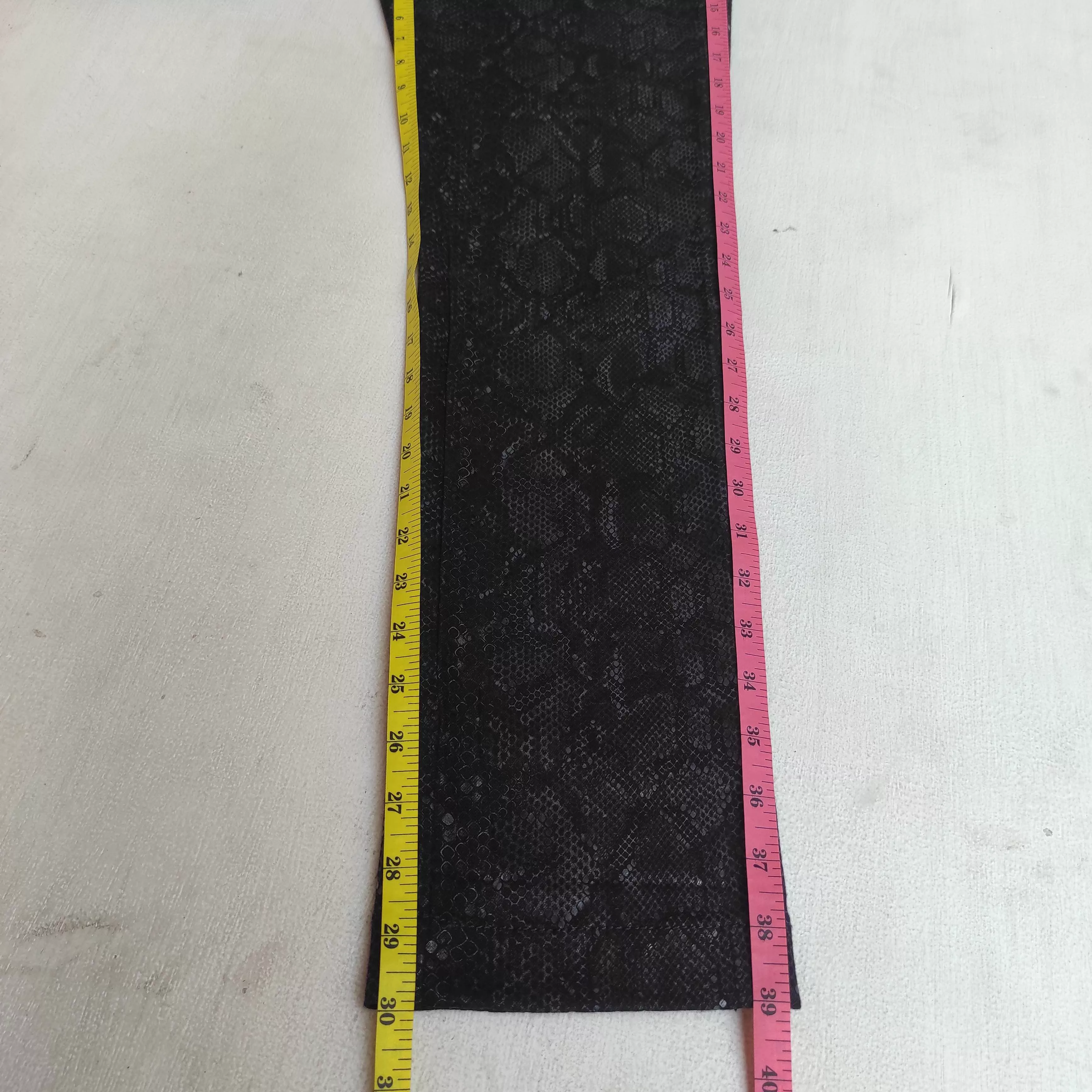 Designer Pants Designer × Escada Escada Python Pants Black Snake Print Sexy Designer