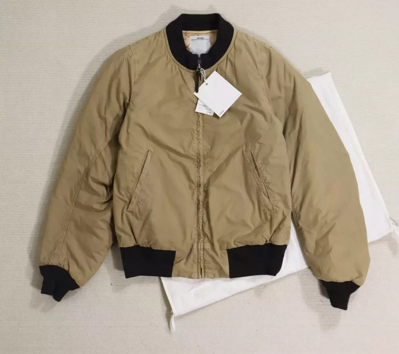Visvim Light Jackets Visvim 17ss Hartman bomber Beige