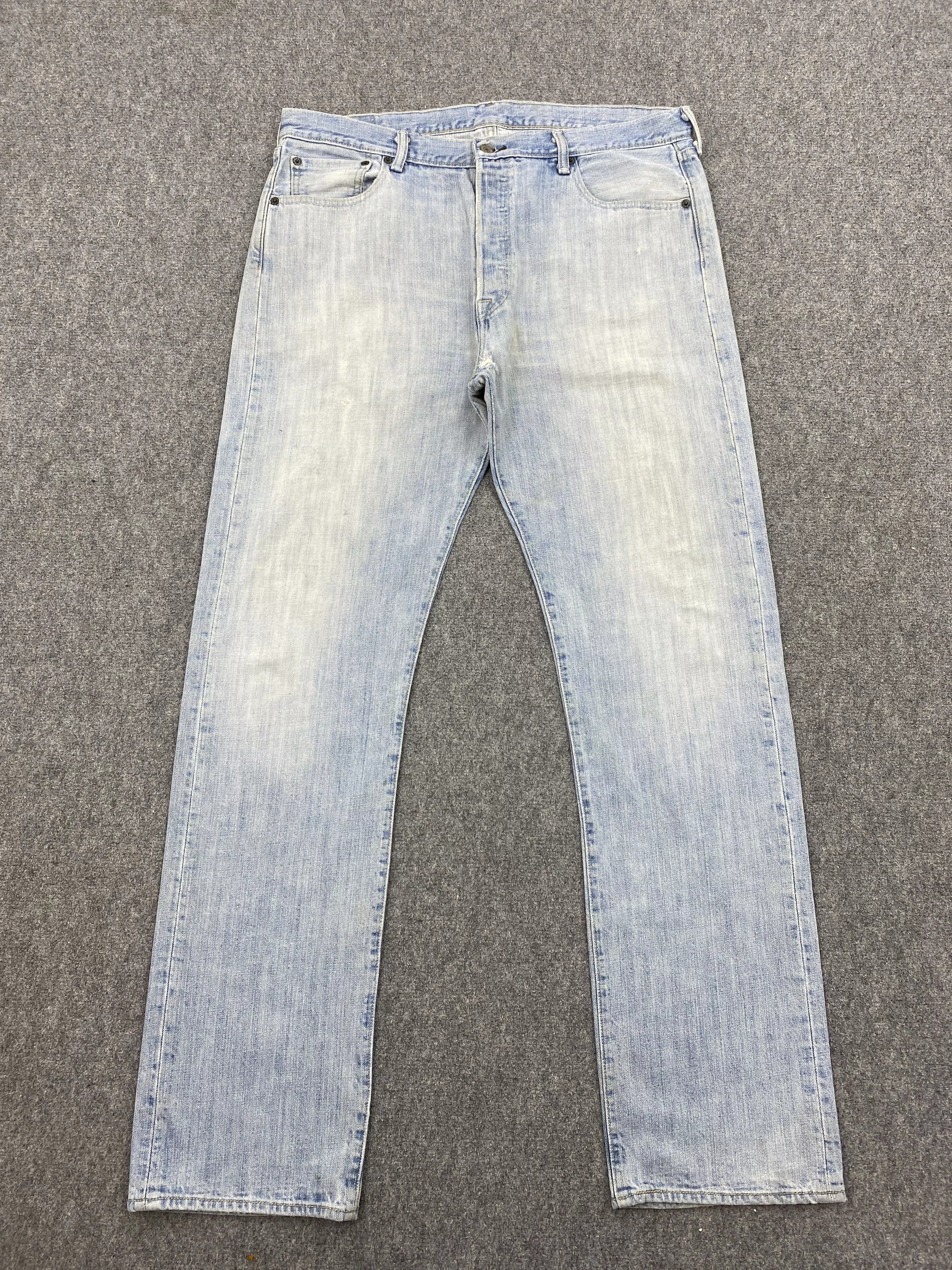 Levi's Denim Levi's × Vintage Light Washed Vintage Levis 501 Denim Jeans Blue