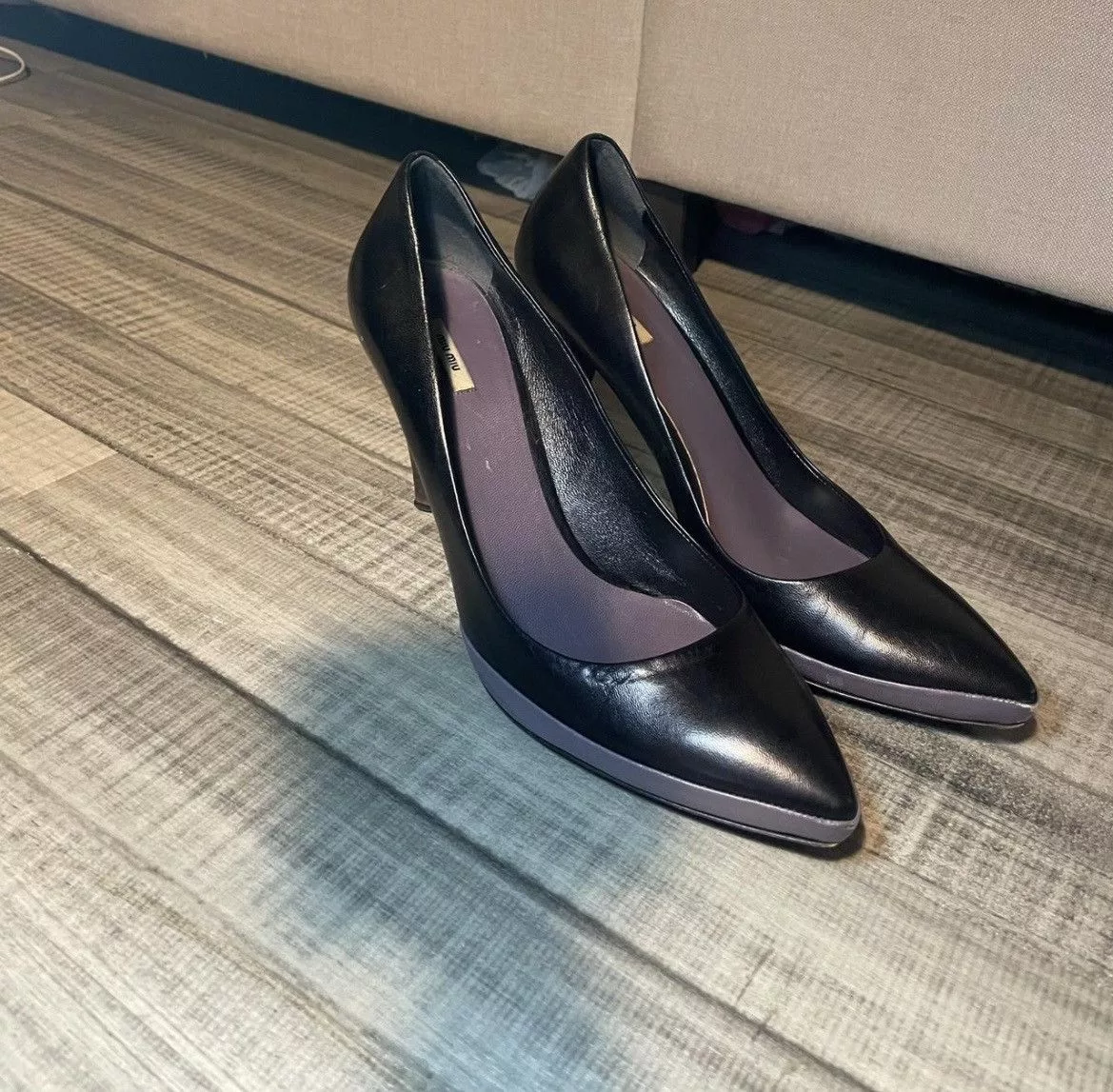 Miu Miu Heels Black