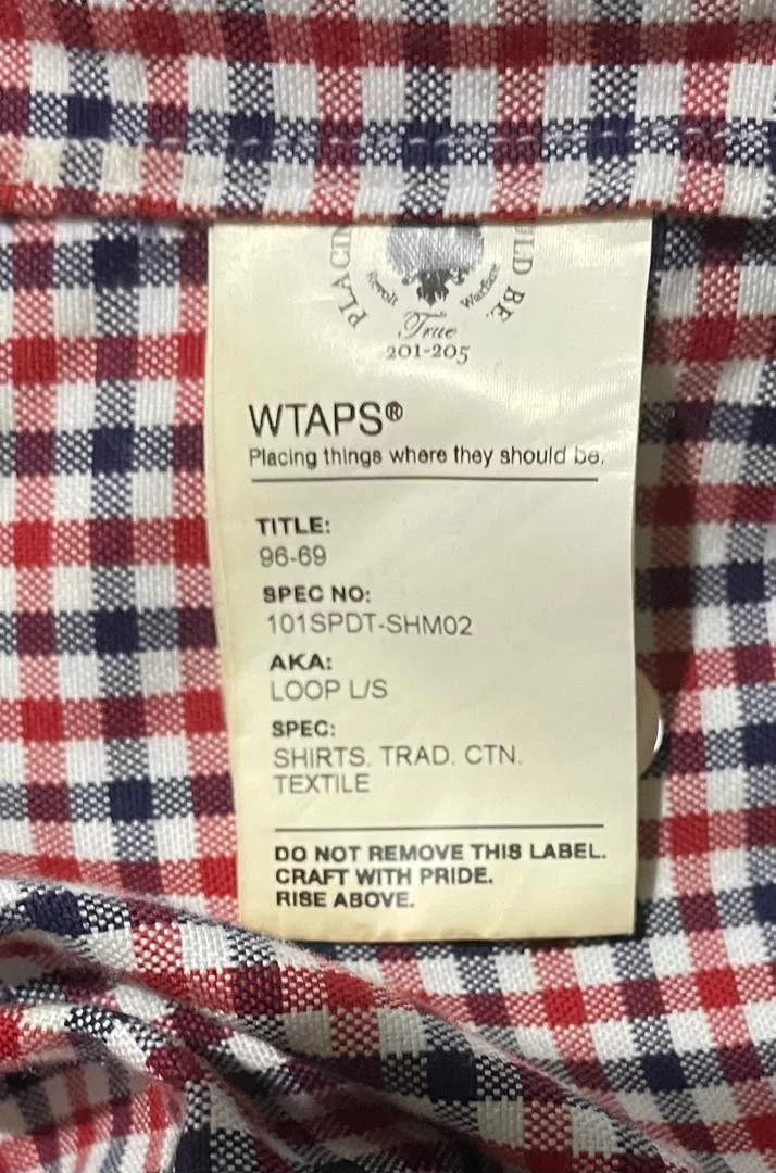 Wtaps Shirts Button Ups WTAPS CHECKERED CASUAL SHIRT MADE IN JAPAN Multi Basics
