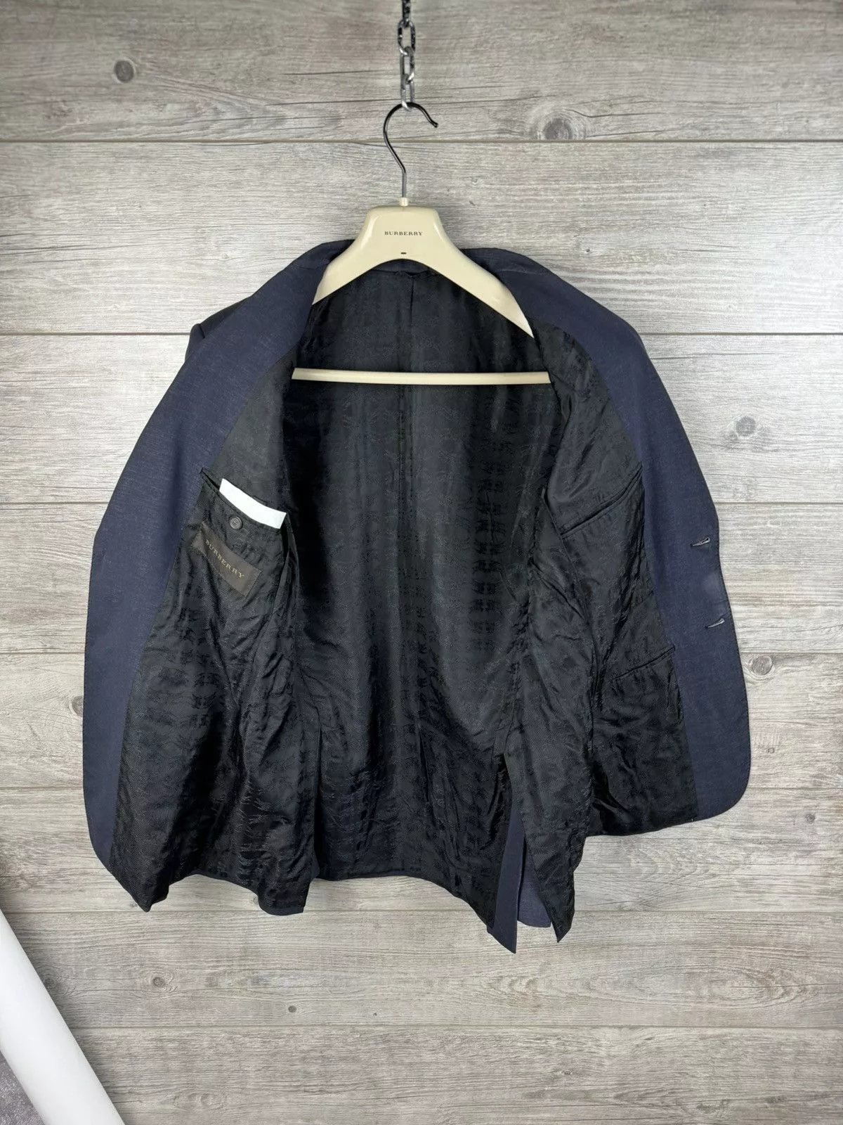 Burberry Blazers BURBERRY LUXURY SIZE 50 JACKET Blue Vintage