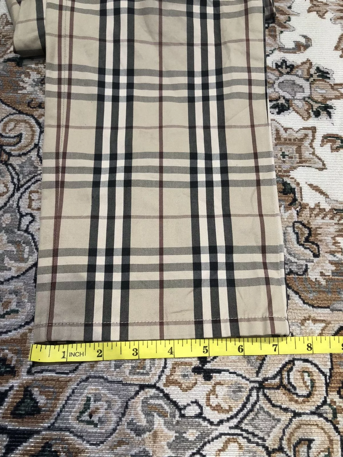 Burberry Casual Pants BURBERRY NOVA CHECK PANTS Beige
