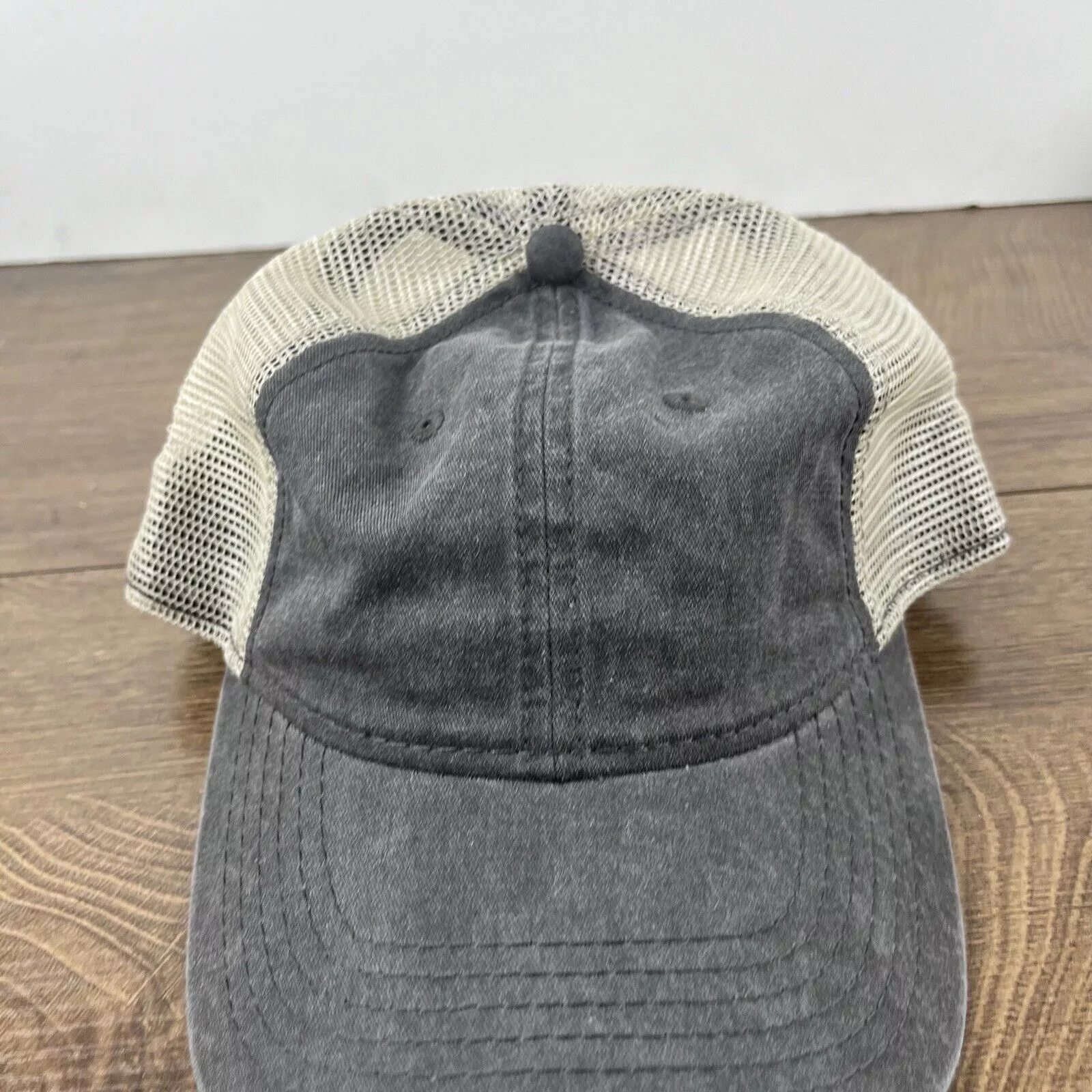 Other Hats Other Plain Gray Baseball Hat Cap Snapback Hat Gray Adjustable Hat