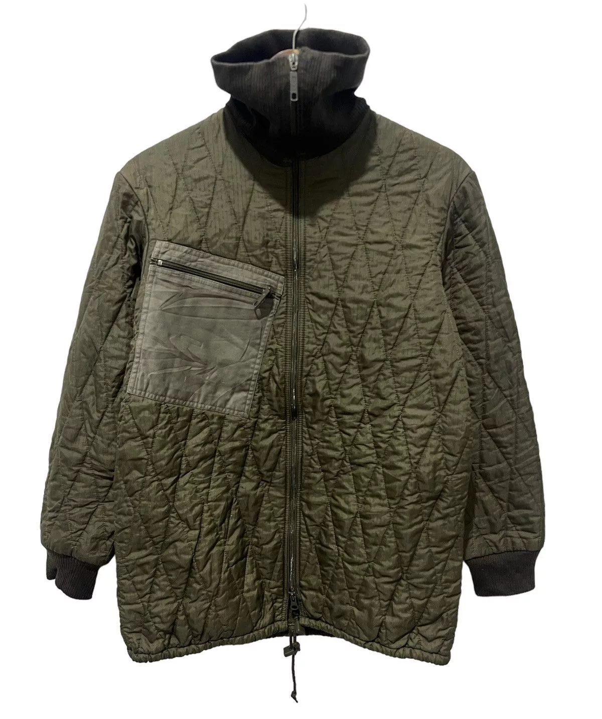 Vintage Light Jackets 🔥Vintage 90s Germany Army Quilted Jacket Green