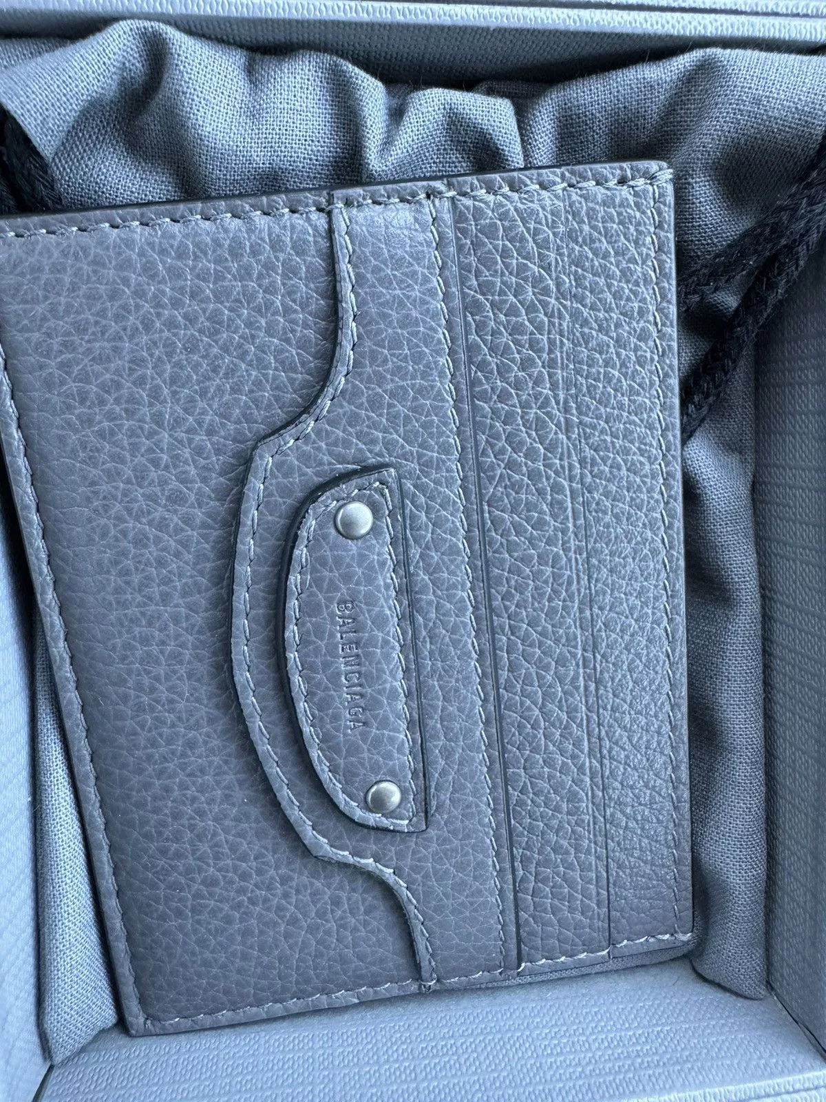 Balenciaga Wallets Grey Balenciaga Card Holder Gray